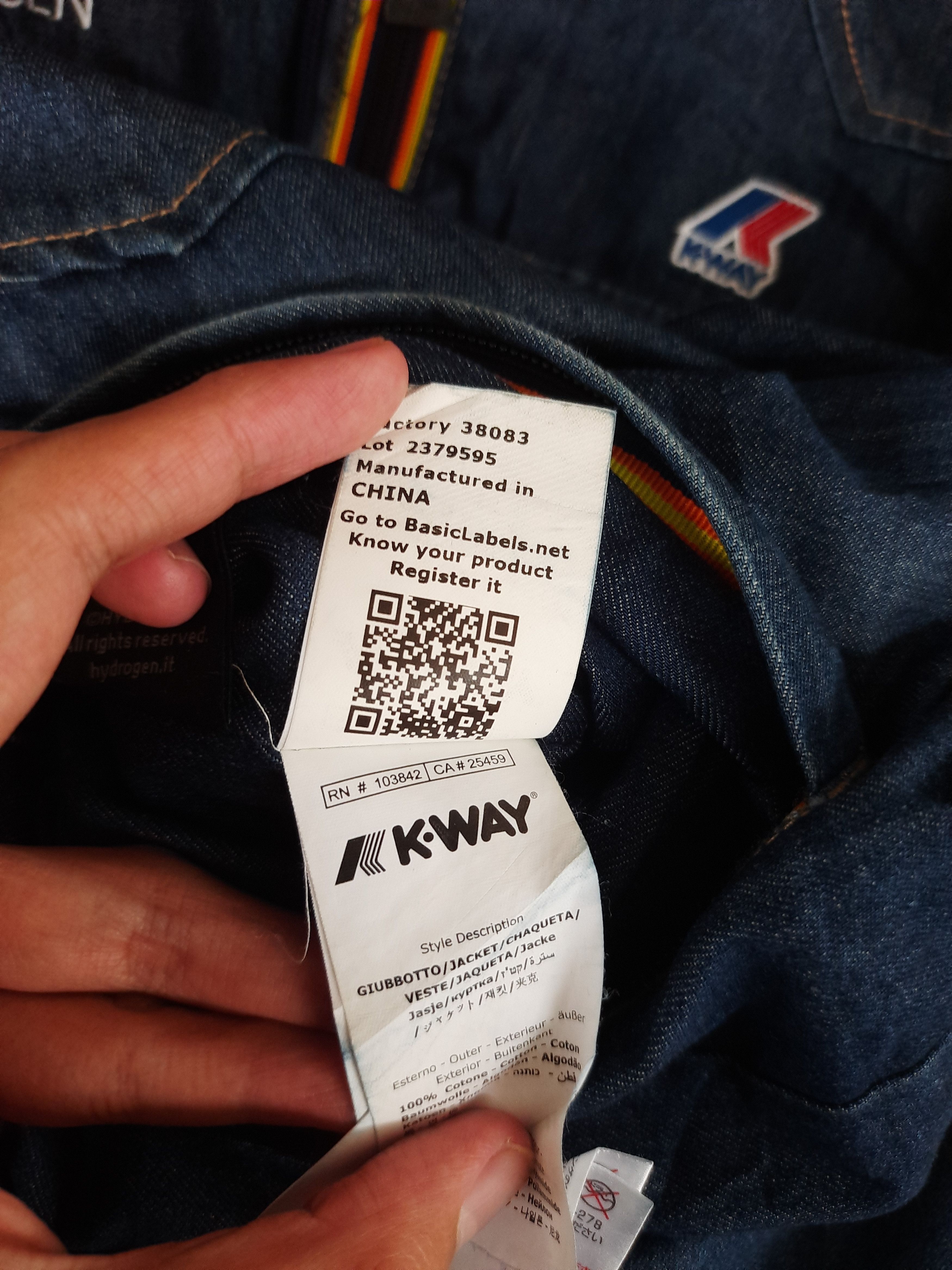 HYDROGEN Hydrogen kway reversible nylon denim jacket Size US M / EU 48-50 / 2 - 10 Thumbnail