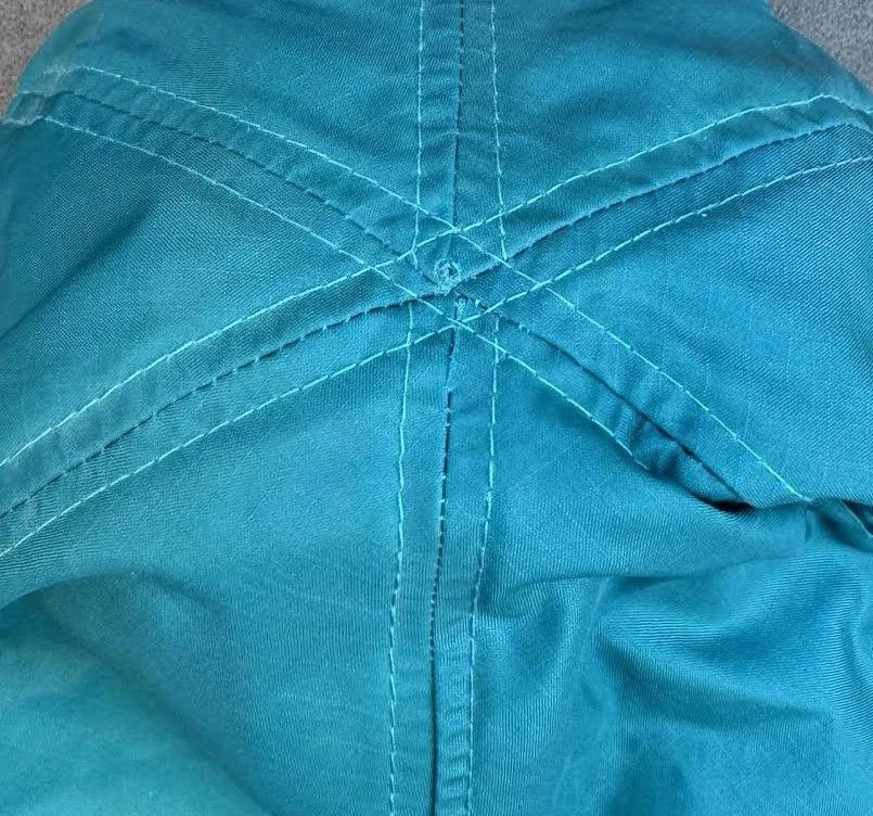 Vintage Vintage Jaguar Teal Nylon Hat Size ONE SIZE - 3 Thumbnail