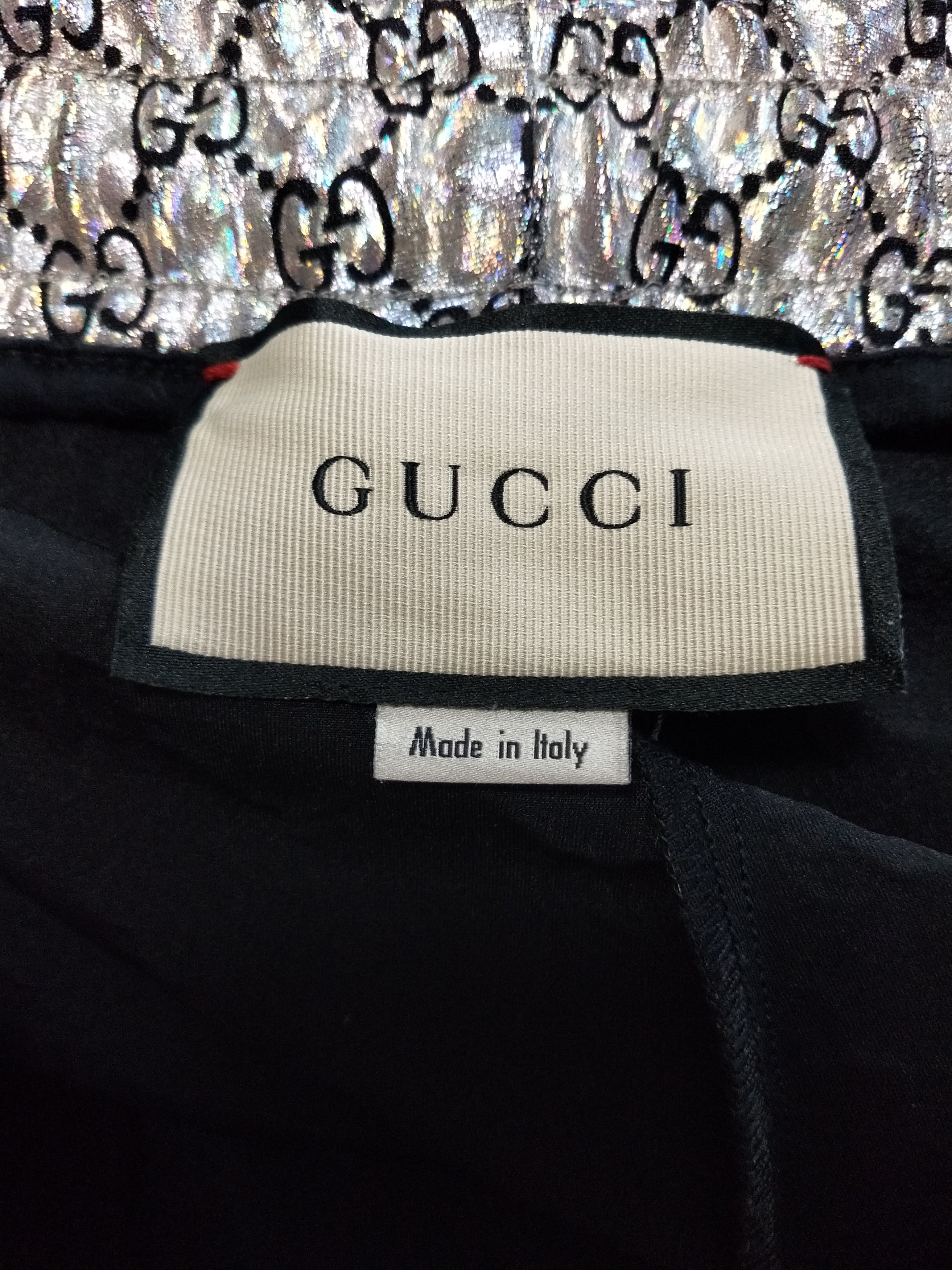 Gucci Gucci Silver Sparkling Basketball Shorts Size US 30 / EU 46 - 4 Thumbnail
