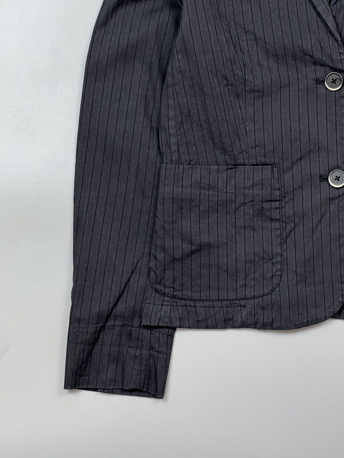 Barena Barena Striped Cotton Silk Blazer (Y0436) Size M / US 6-8 / IT 42-44 - 2 Thumbnail