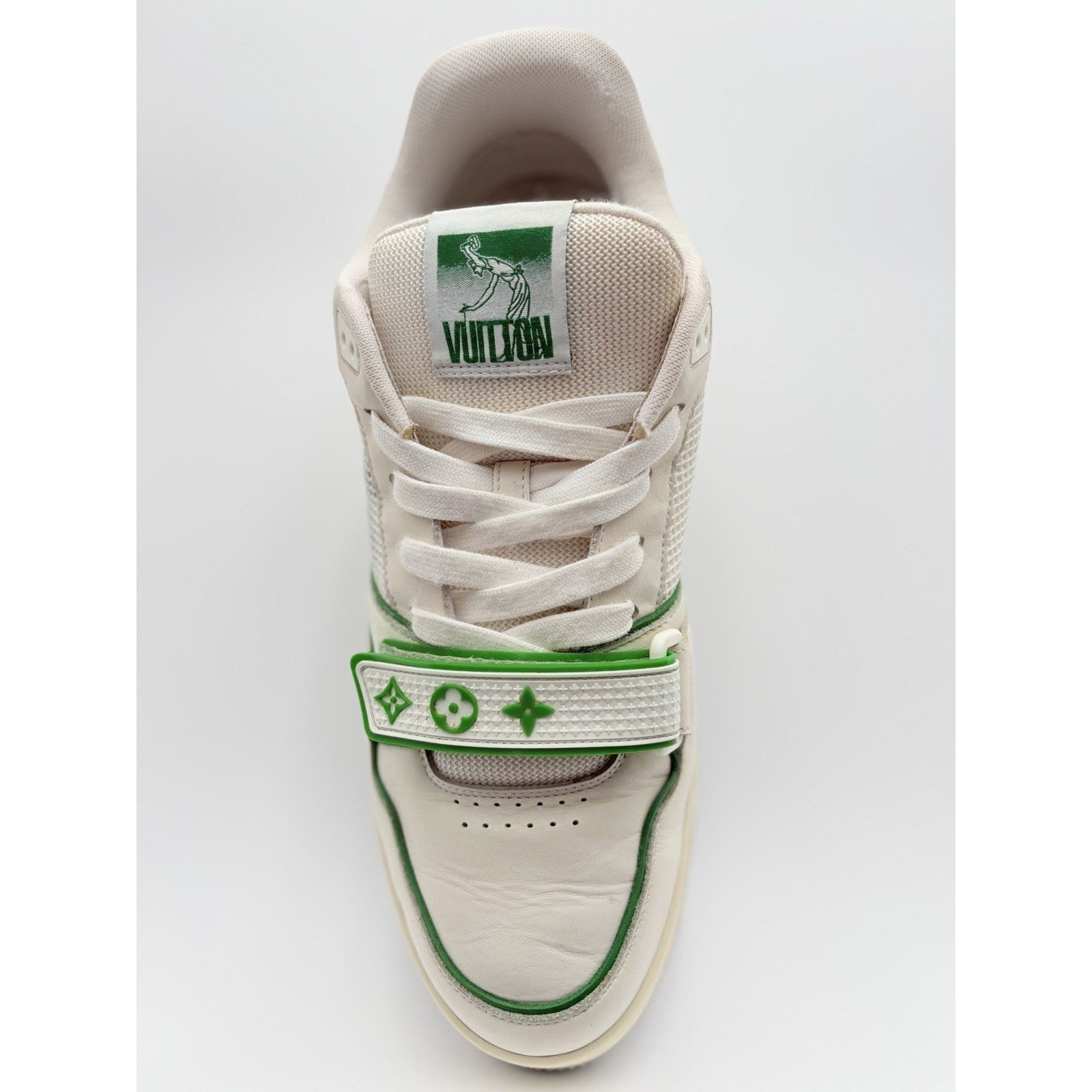 Louis Vuitton 11-11.5 Louis Vuitton Strap Trainer ' Green ' | SUPER CLEAN! Size US 11 / EU 44 - 5 Thumbnail
