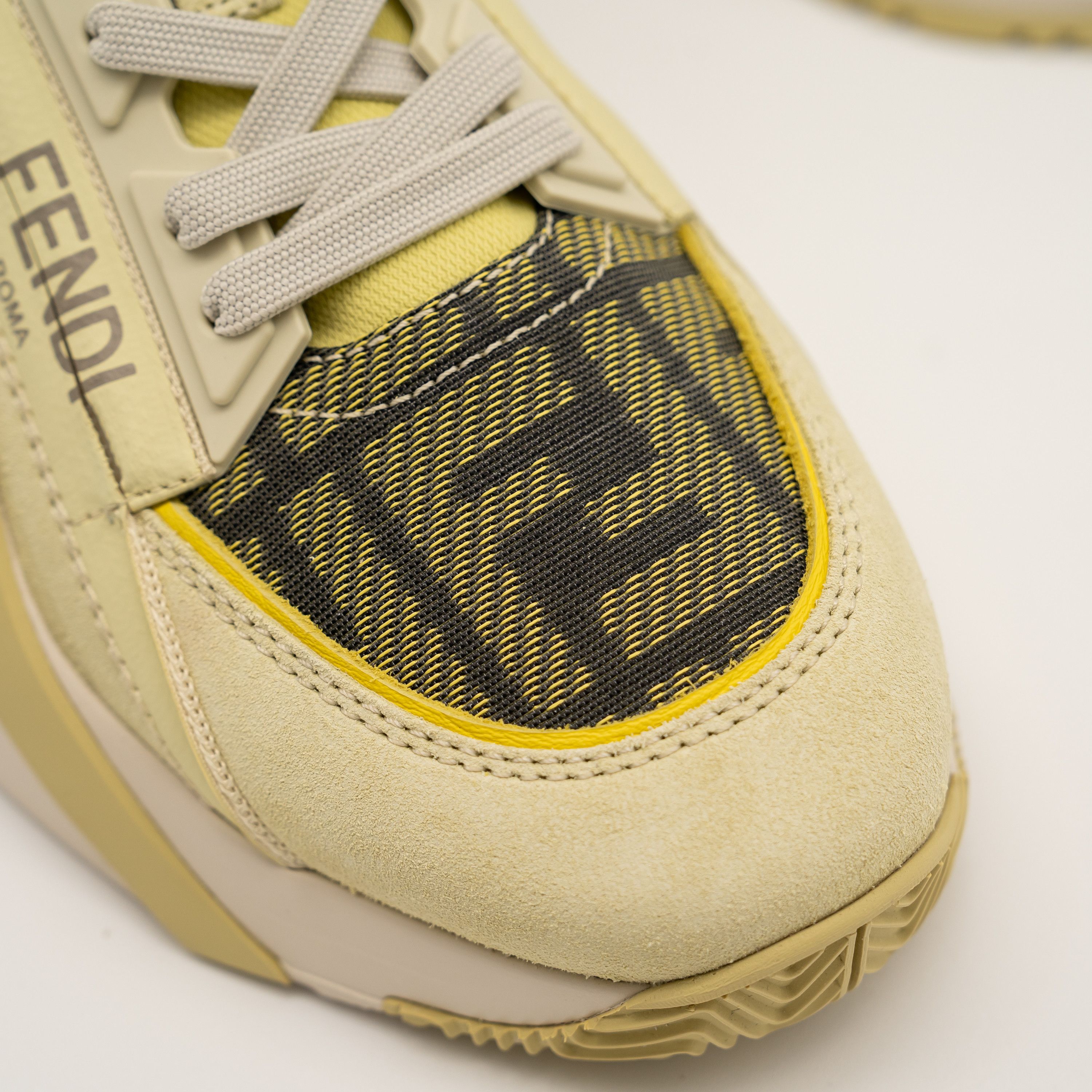 Fendi 38 eu 8 us Fendi Flow Sneakers Runner Yellow Green FF logo Size US 8 / IT 38 - 7 Thumbnail