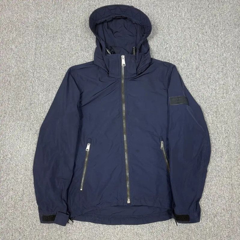 Burberry Burberry M Blue Polyester Men's Outerwear Jacket Size US M / EU 48-50 / 2 - 1 Thumbnail