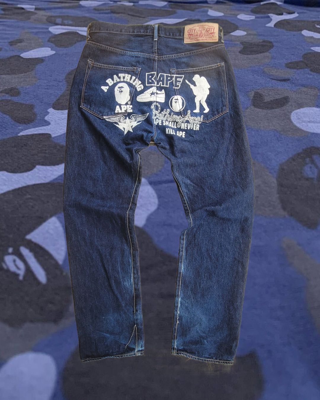 Bape 2006/7 Bape Icon Jeans SZ M Size US 34 / EU 50 - 1 Thumbnail