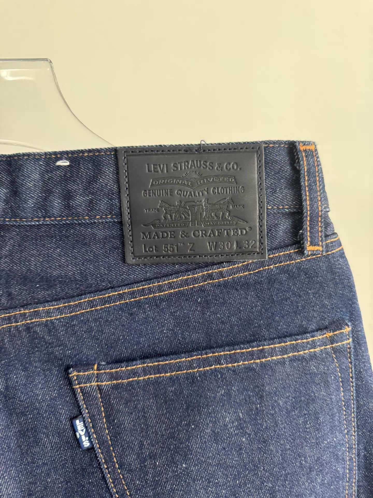 Levi's Levi's 551 Raw Denim Jeans Q17 Size US 36 / EU 52 - 6 Thumbnail