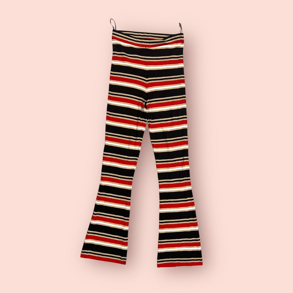 Jun Takahashi × Marimekko × Uniqlo DOPE🔥 MARNI X UNIQLO STRIPED FLARED LEGGING Size 28" / US 6 / IT 42 - 3 Thumbnail