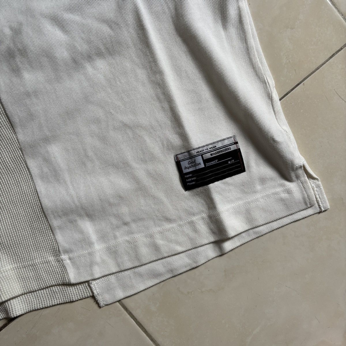 GU × Maison MIHARA YASUHIRO Maison Miharayashuiro split t-shirt Size US S / EU 44-46 / 1 - 4 Thumbnail