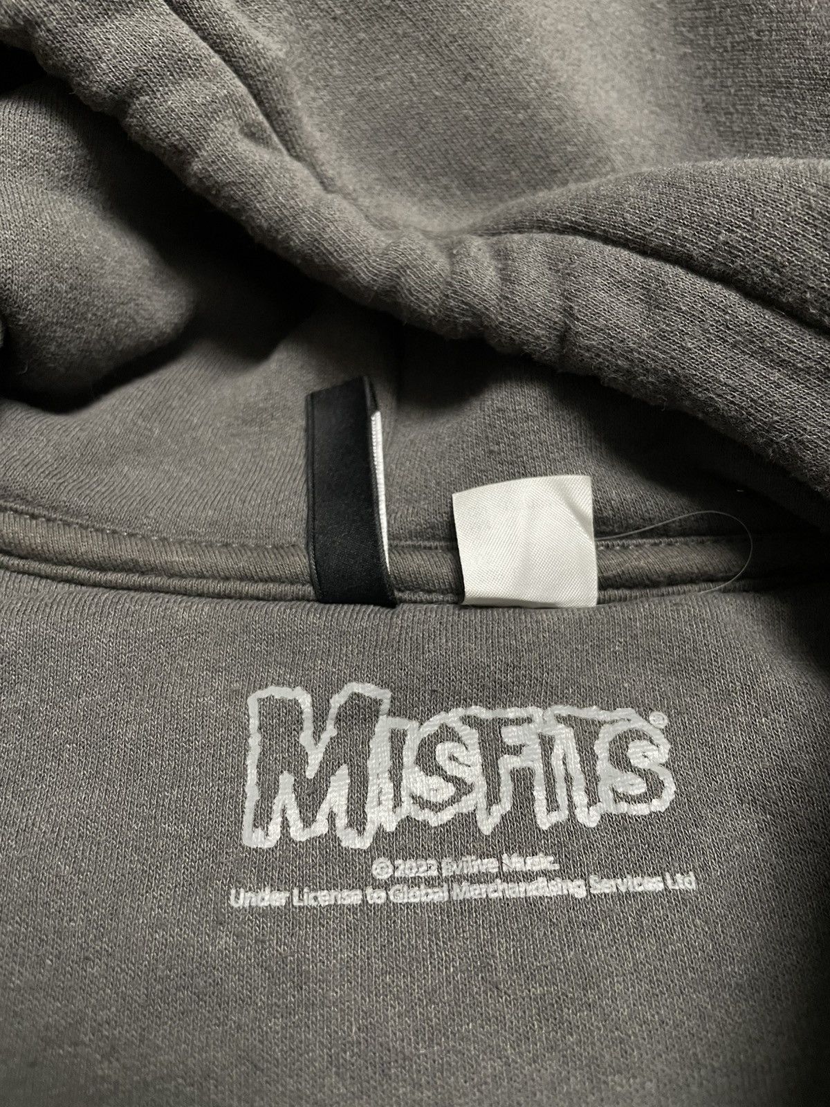 Misfits Misfits Big Logo Oversized Zip-Up Hoodie Y2K Rock Band Punk Size US L / EU 52-54 / 3 - 11 Thumbnail