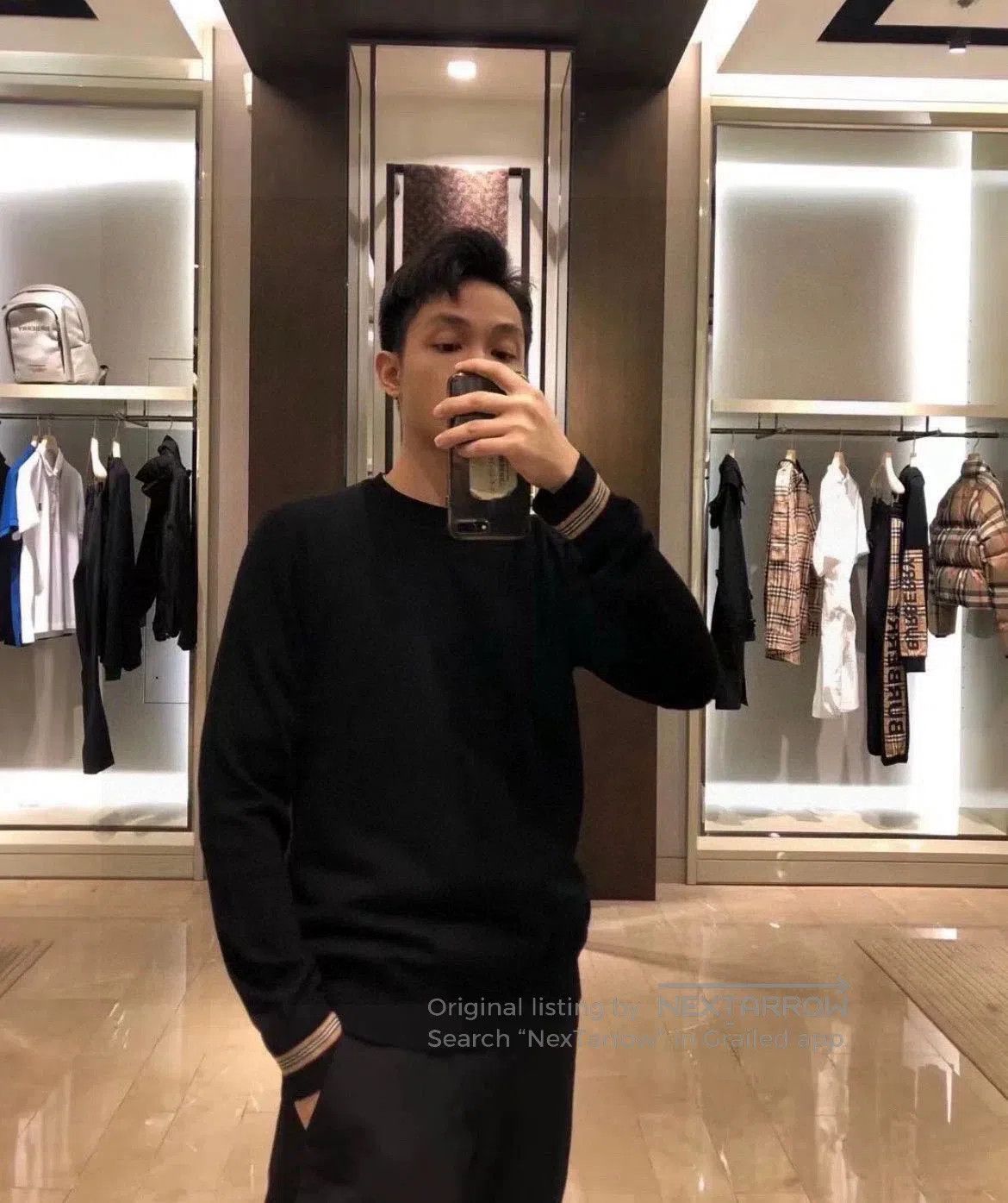 Burberry black knitted Burberry sweater size S. Size US S / EU 44-46 / 1 - 9 Thumbnail