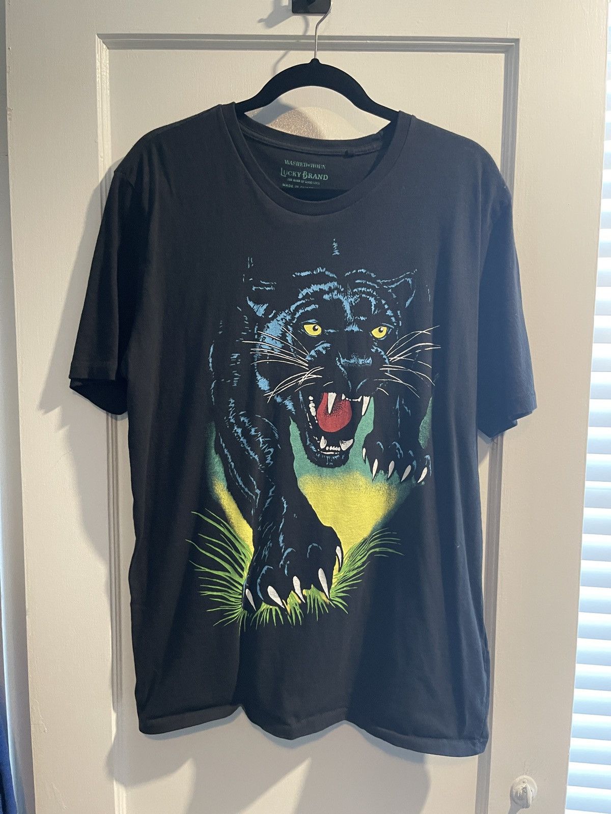 Lucky Brand Lucky Brand Big Cat Graphic Tee Size Large Size US L / EU 52-54 / 3 - 1 Thumbnail