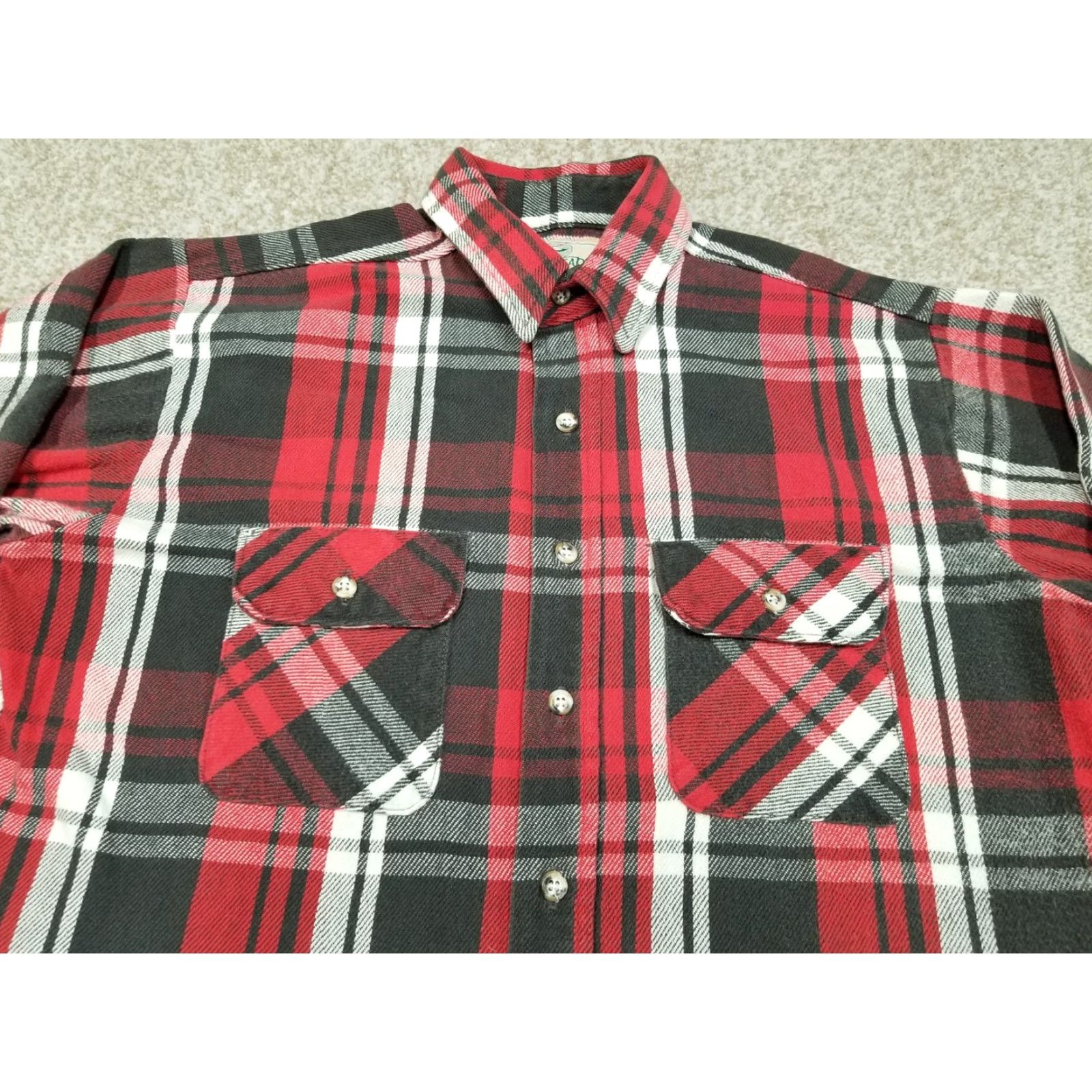 Vintage VINTAGE RedHead Flannel Shirt Mens M Red Plaid Long Sleeve Work Outdoors Camp Fish Shirt Men M Red Plaid Flannel Button-Up Casual Outdoor Size US M / EU 48-50 / 2 - 2 Thumbnail