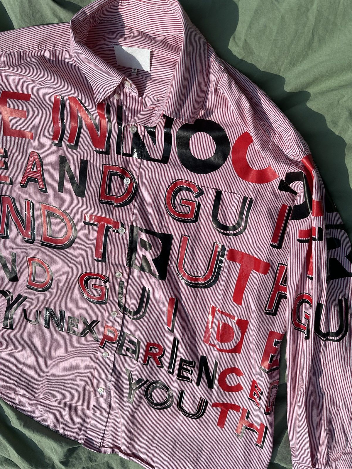 Maison Margiela Maison Margiela ss17 poem shirt sz40 Oversized small Size US XXS / EU 40 - 3 Thumbnail