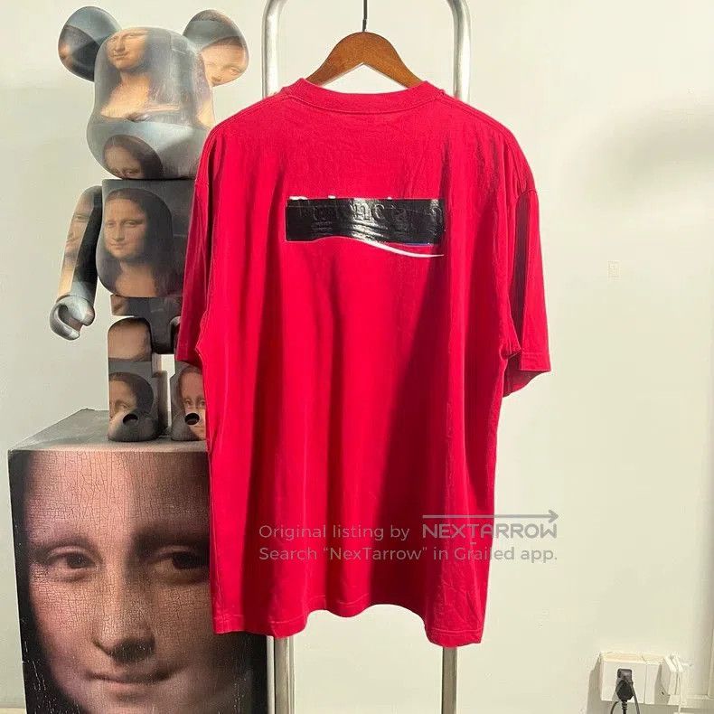 Balenciaga Balenciaga Wave Print Short Sleeve Tee. Size US L / EU 52-54 / 3 - 2 Thumbnail