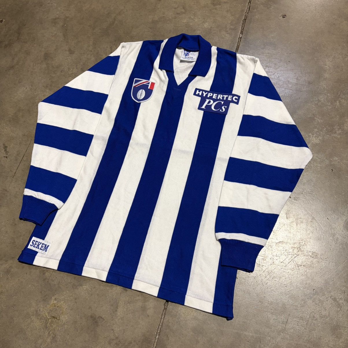 Vintage Vintage North Melbourne Kangaroos AFL Football Jersey Knit Size US L / EU 52-54 / 3 - 2 Thumbnail
