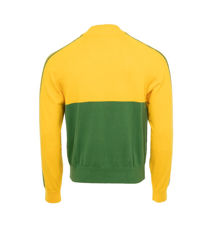 Adidas o1h1sh11224 Knit Track Jacket in Golden/Green Size US XS / EU 42 / 0 - 2 Thumbnail