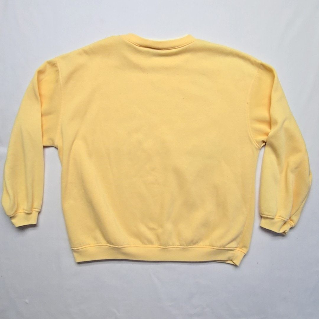 Vintage Vintage Squirrel Spring Floral Sweatshirt Yellow Graphic L Size L / US 10 / IT 46 - 9 Thumbnail