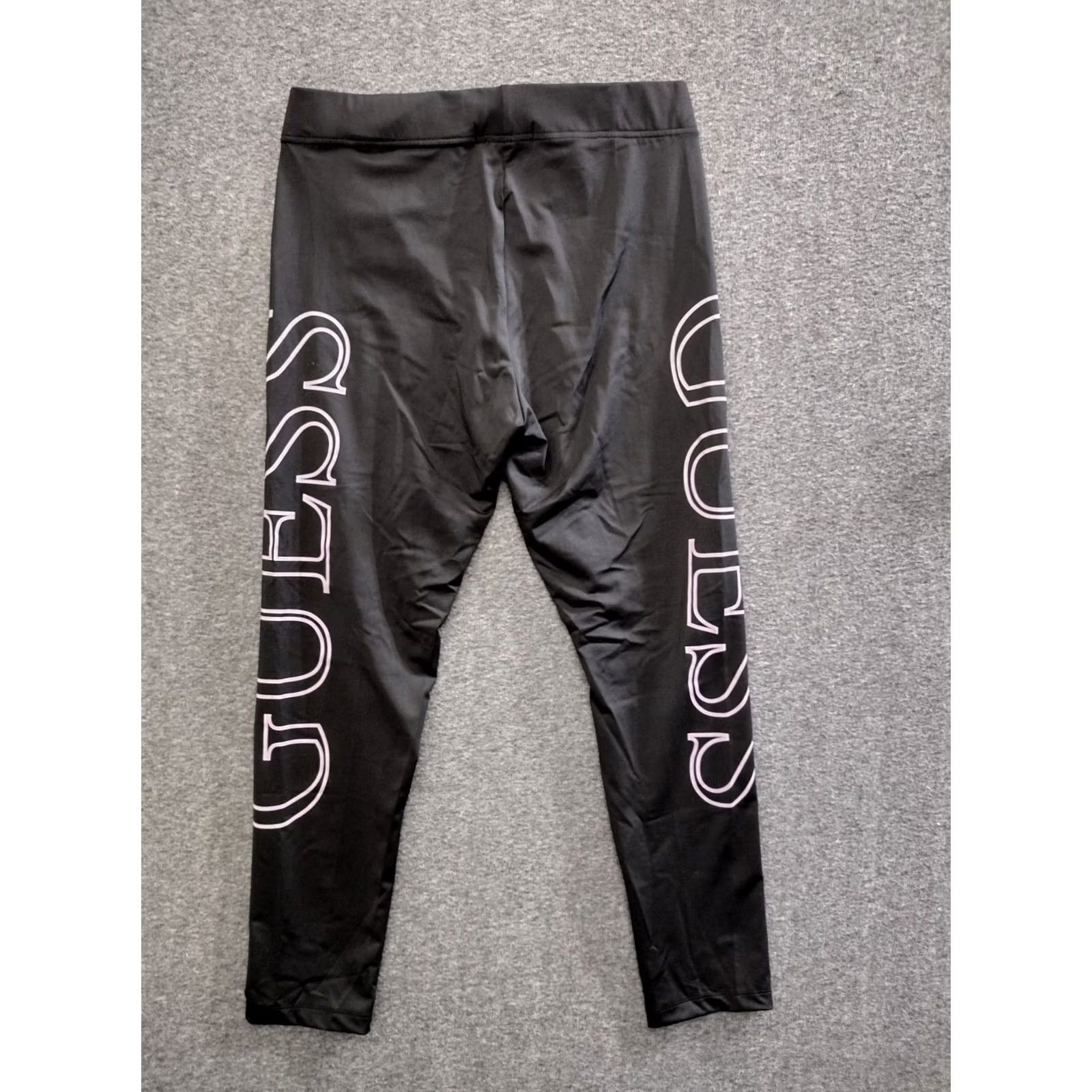Guess GUESS Black Logo Leggings Women's L Adult Regular XS? Size 36" / US 14 / IT 50 - 2 Thumbnail