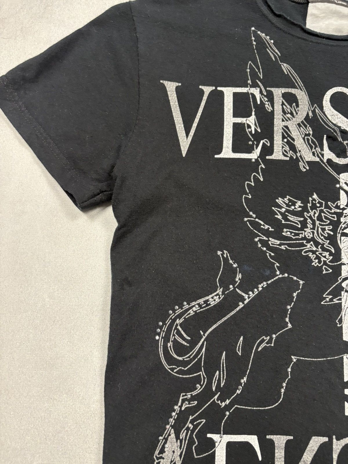 Versace Versace Classic Archive 90s Crystal Graphic T Shirt Vintage Size M / US 6-8 / IT 42-44 - 7 Thumbnail