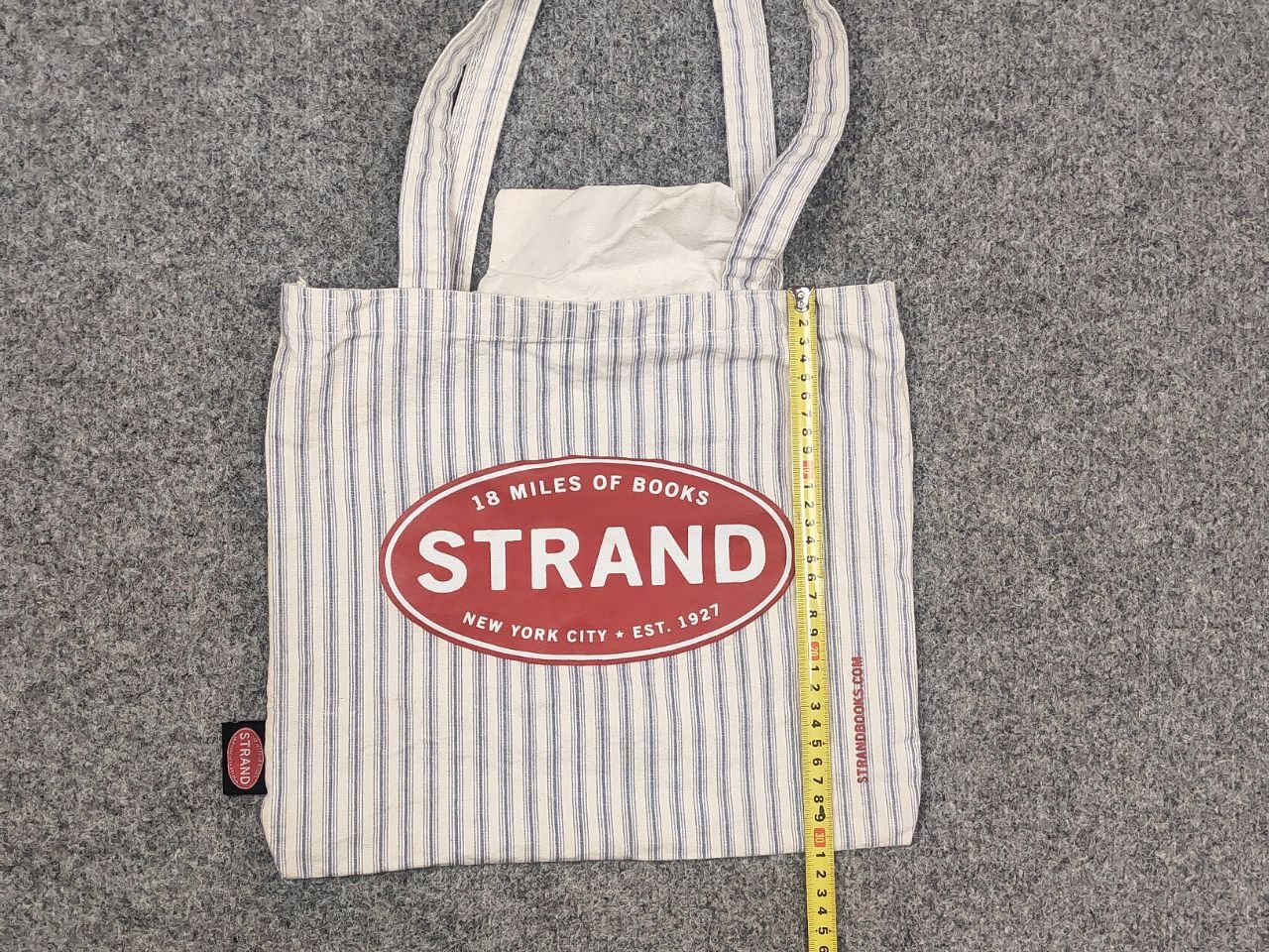 Vintage Strand 18 miles of books New York Design Shopper Tote Bag Size ONE SIZE - 20 Thumbnail