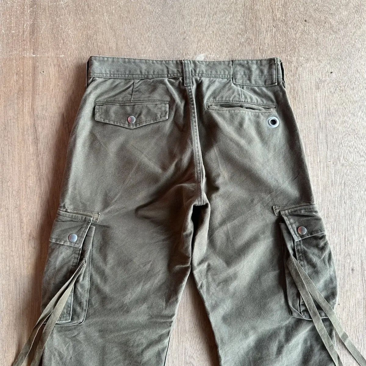 Hysteric Glamour RARE💥FLARE/BOOTCUT VAROSH JAPAN PARACHUTE MULTIPOCKET PANTS Size US 30 / EU 46 - 12 Thumbnail