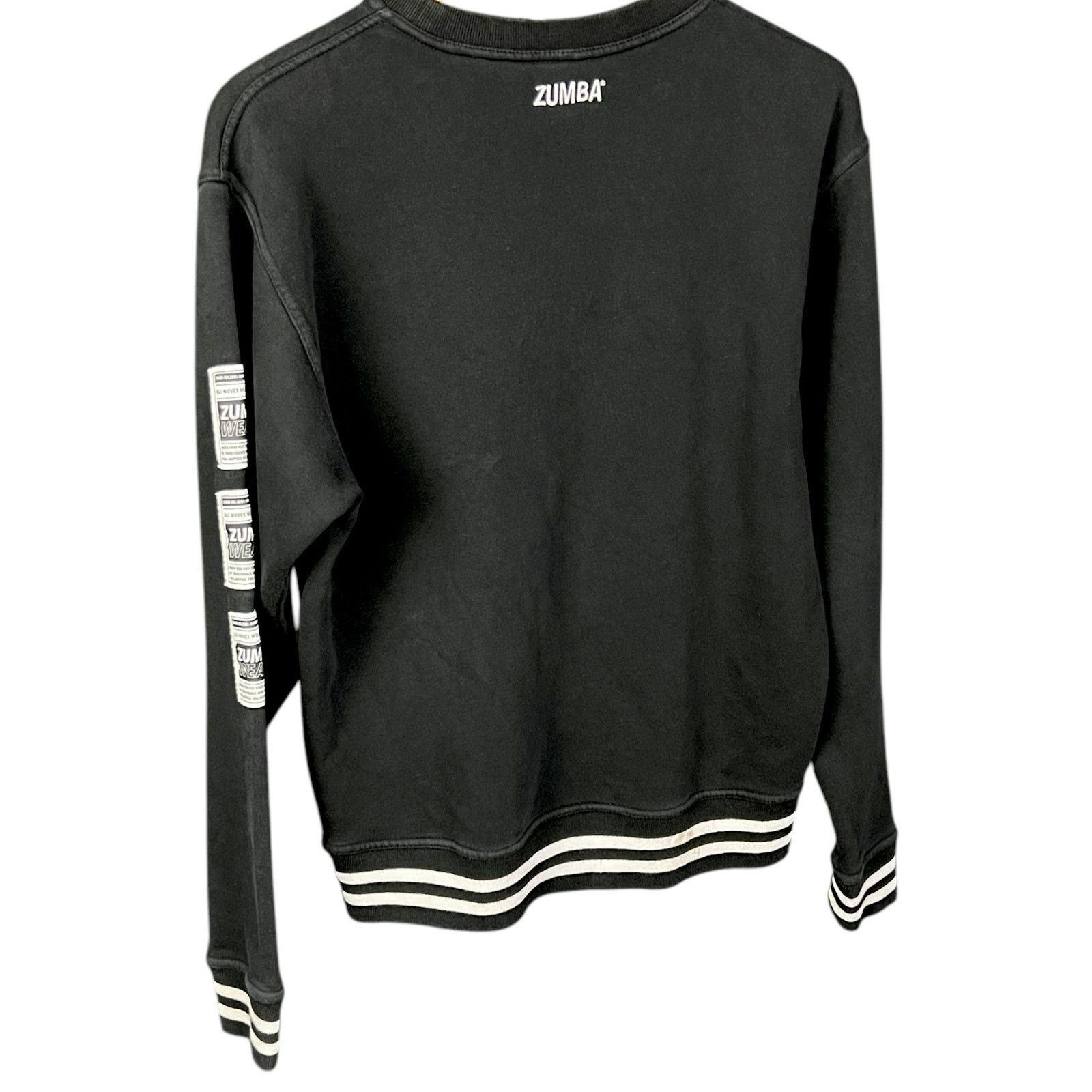 Other Vintage Y2K Zumba Wear Women's Medium Happiness Sweatshirt Size M / US 6-8 / IT 42-44 - 2 Thumbnail