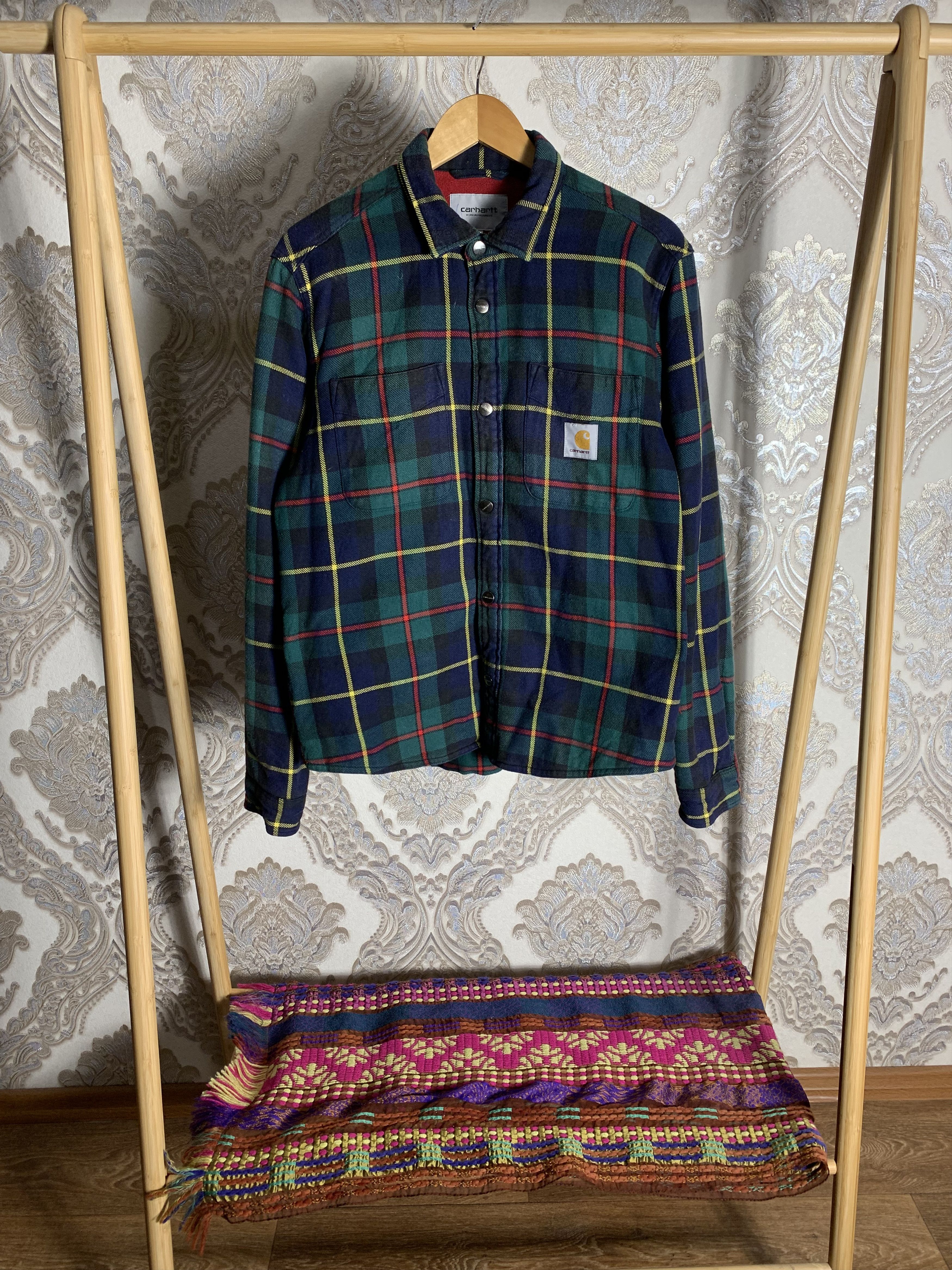 Carhartt Wip VINTAGE CARHARTT WIP FLANNEL SHIRT JACKET DESIGNER Y2K 90s Size US M / EU 48-50 / 2 - 1 Thumbnail