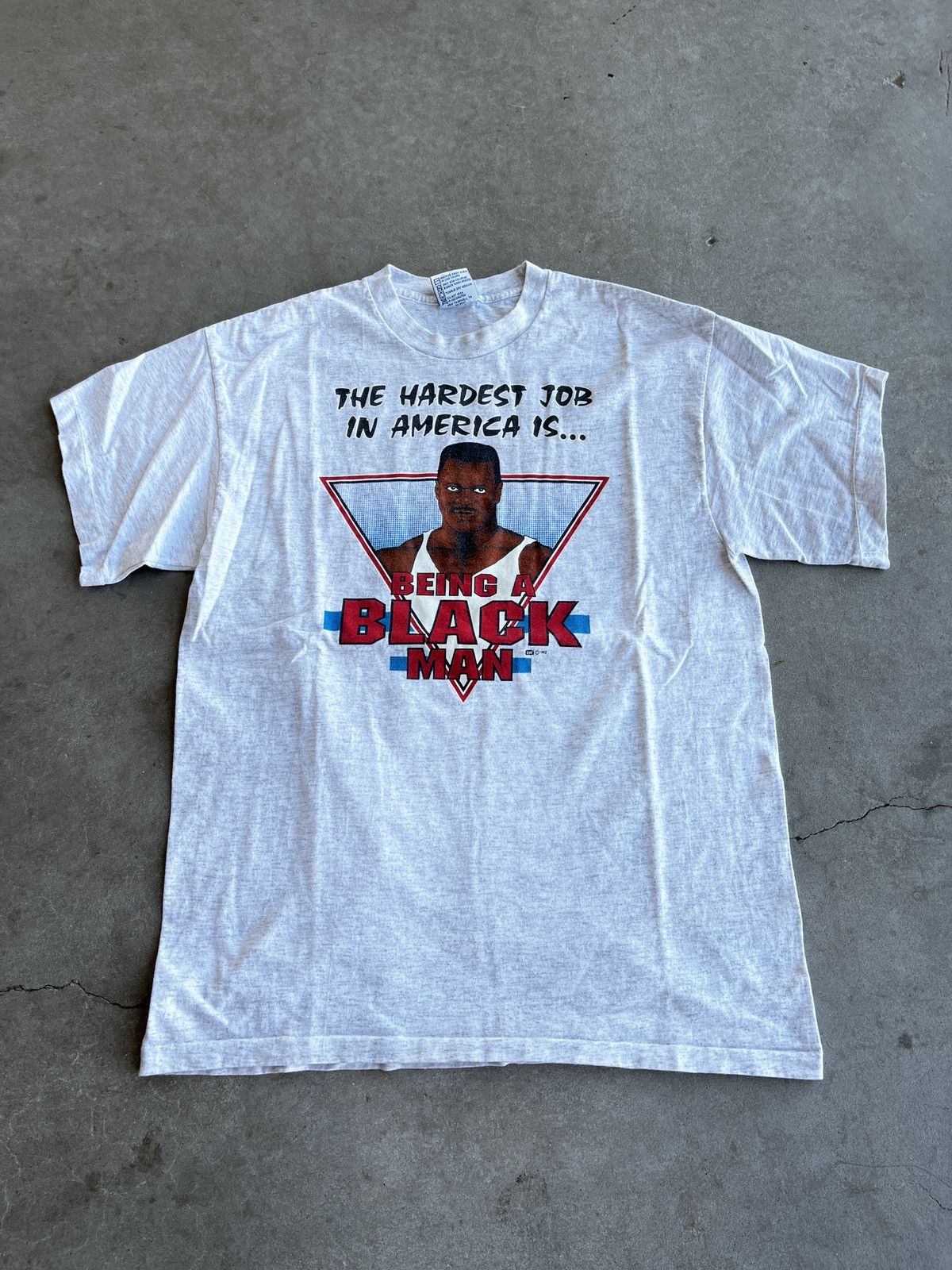 Vintage Vintage 90s Graphic Print Single Stitch T Shirt (unisex) Size US L / EU 52-54 / 3 - 1 Thumbnail