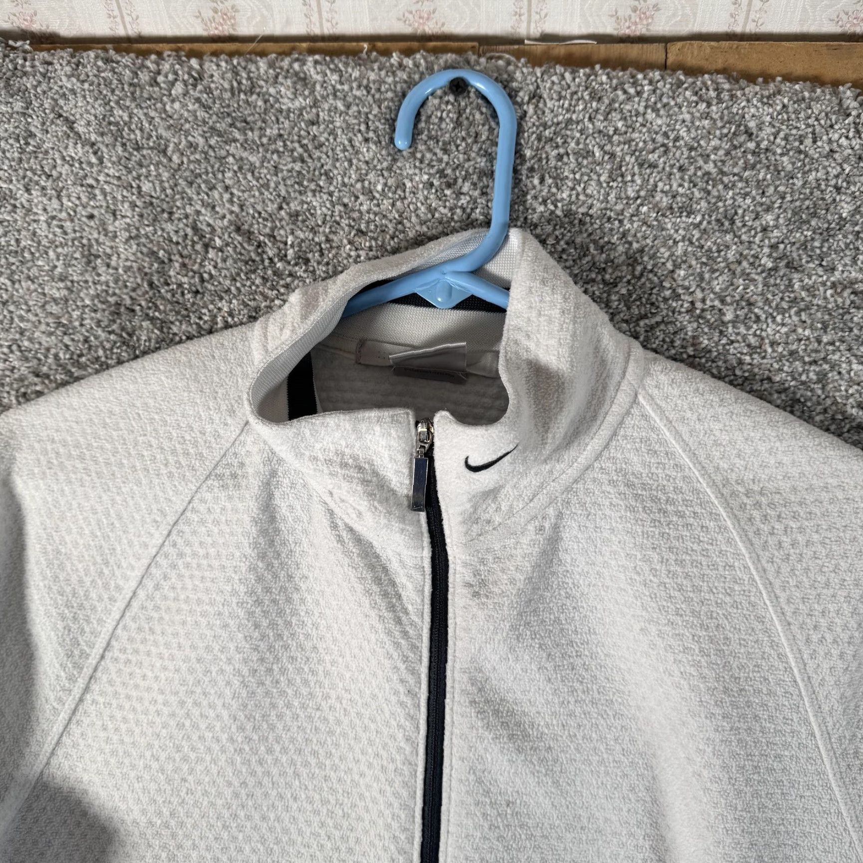 Nike Nike Golf Jacket Women Small White Full Zip Pockets 335441-100 Preppy Athleisure Performance Size S / US 4 / IT 40 - 7 Thumbnail