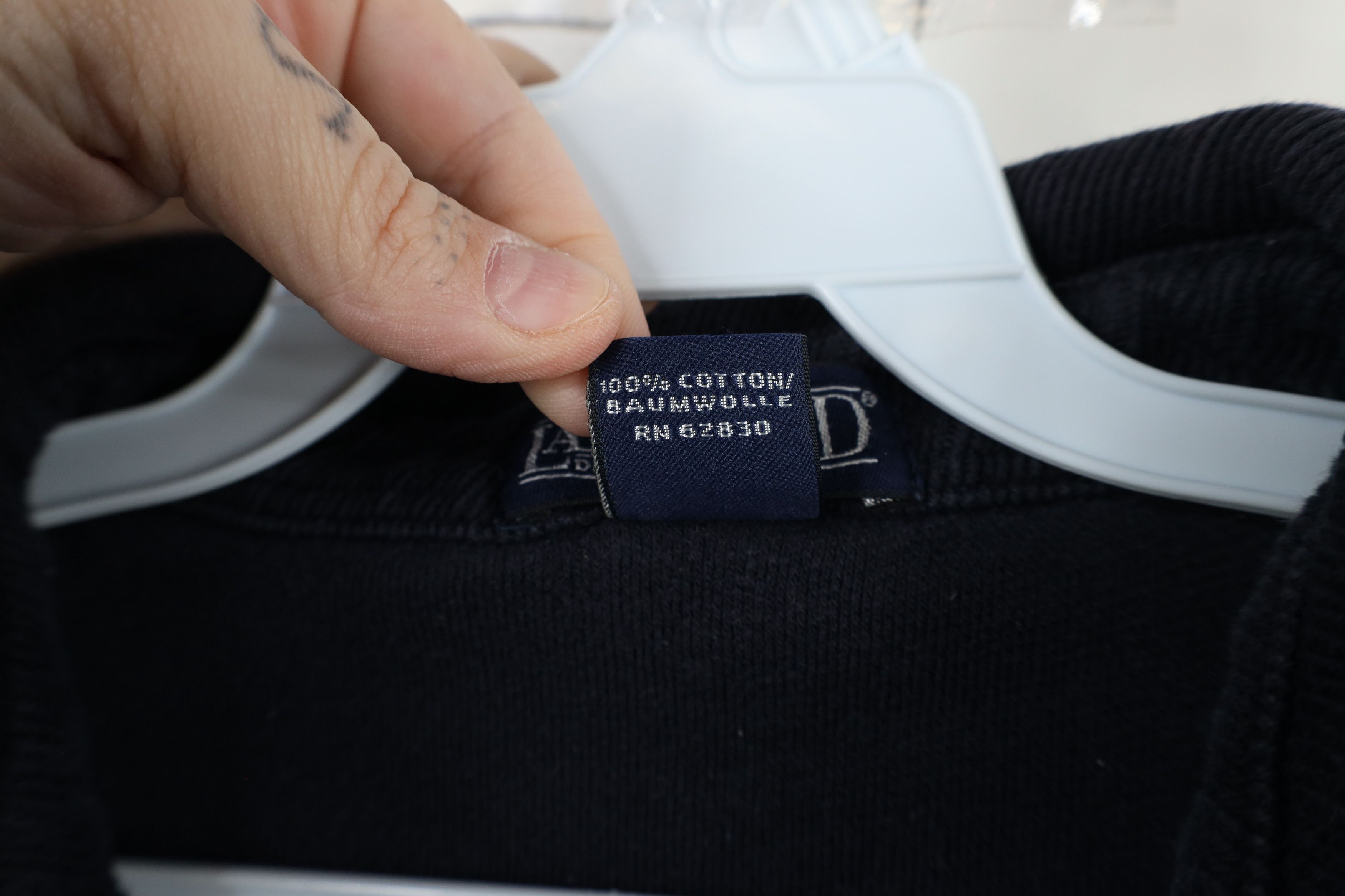 Lands' End × Vintage Vintage 90s Lands End Heavyweight Long Sleeve Collared Polo Size US XL / EU 56 / 4 - 9 Thumbnail