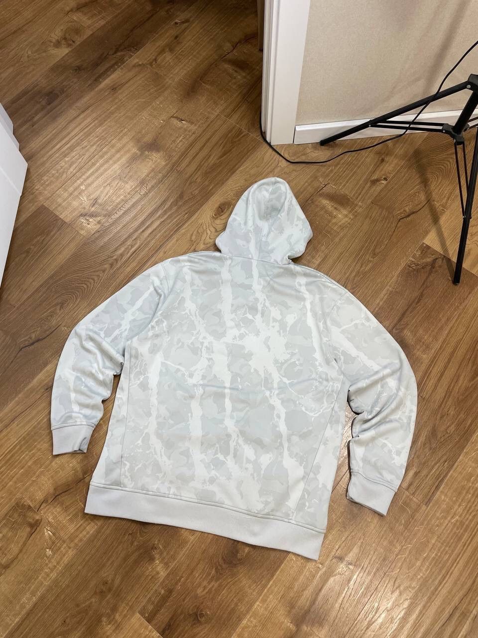 Nike ACG × Vintage Vintage Nike ACG Y2K Style Camo Grey Ninja Balaclava Hoodie Size US L / EU 52-54 / 3 - 17 Thumbnail