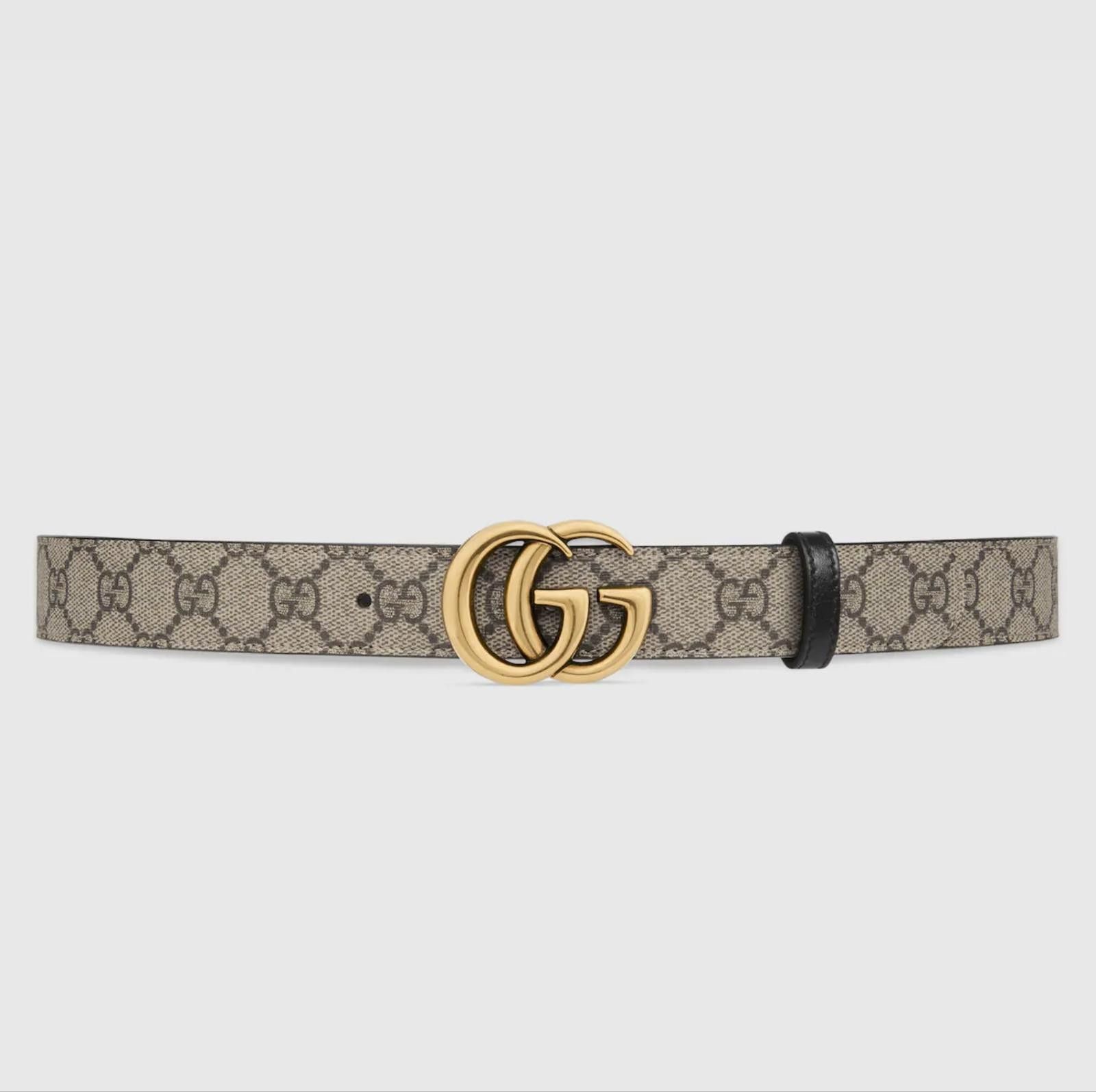 Gucci GUCCI GG MARMONT REVERSIBLE BELT SIZE 75 CM Size ONE SIZE - 1 Thumbnail