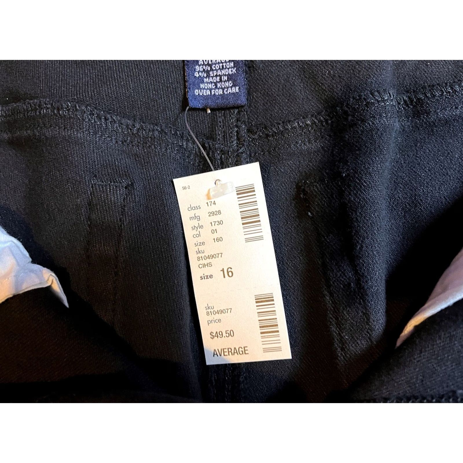 Vintage Venezia Jeans Women’s 16 Average Black Stretch Boot Cut Jeans Shirt Pants? Size 38" / US 16 / IT 52 - 4 Thumbnail