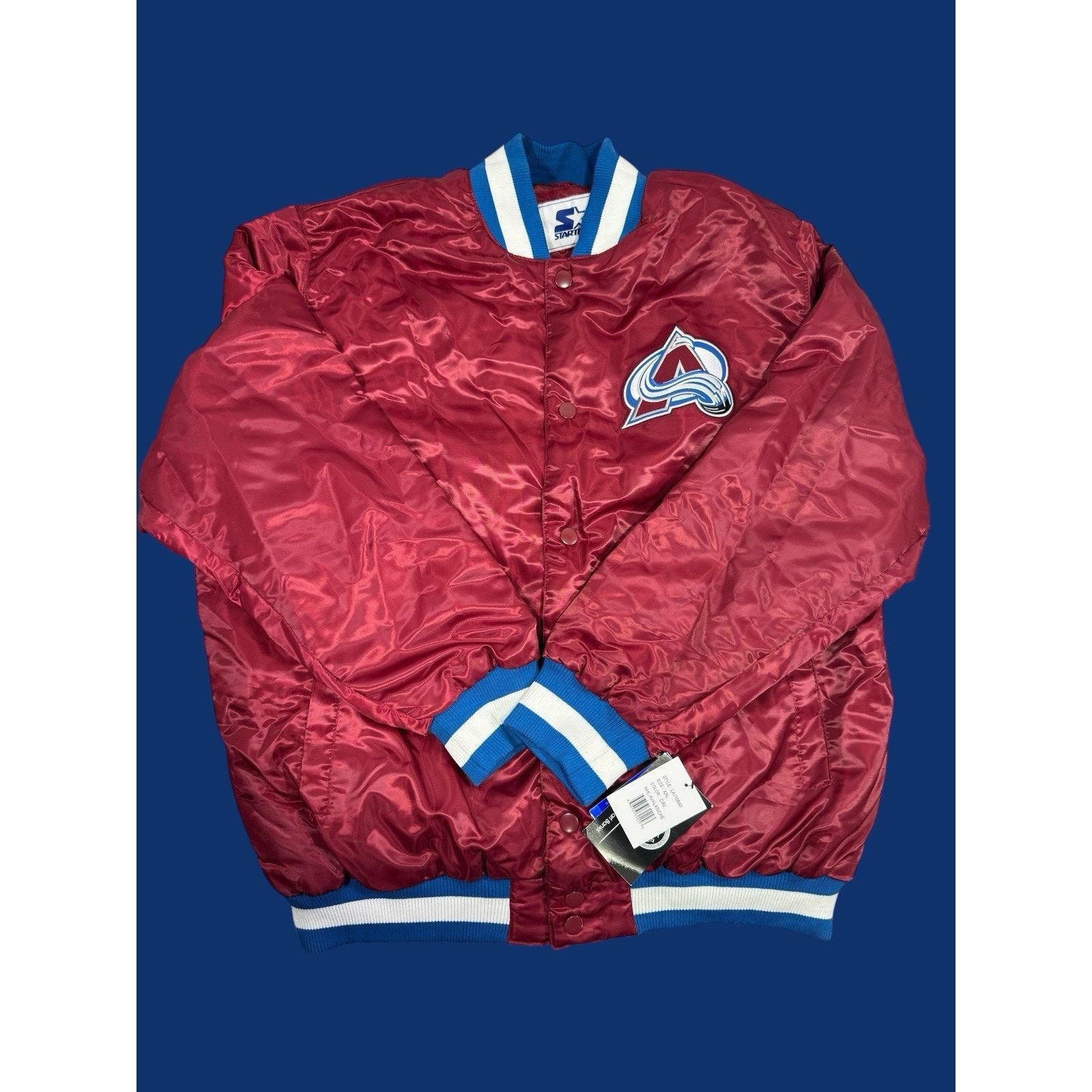 Starter Starter NHL Colorado Avalanche Satin Bomber Jacket Men’s XXL Size US XXL / EU 58 / 5 - 1 Thumbnail