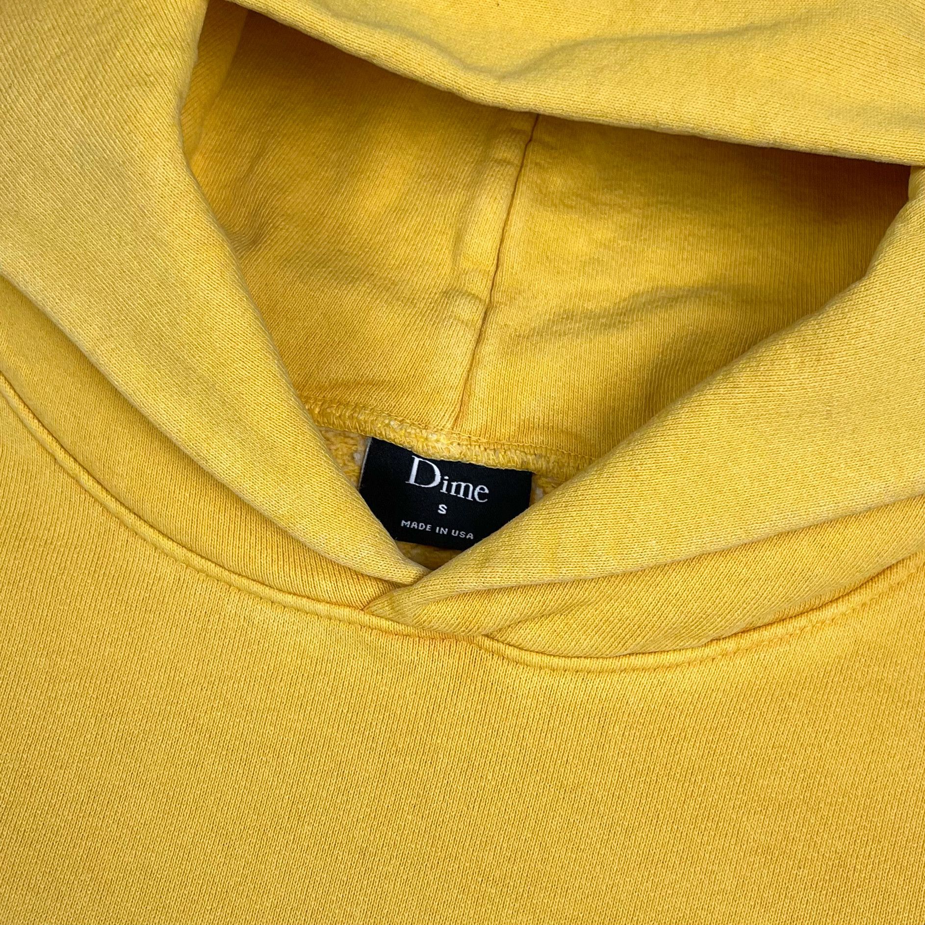 Dime Dime Heavy Duty Yellow Hoodie Size US S / EU 44-46 / 1 - 4 Thumbnail