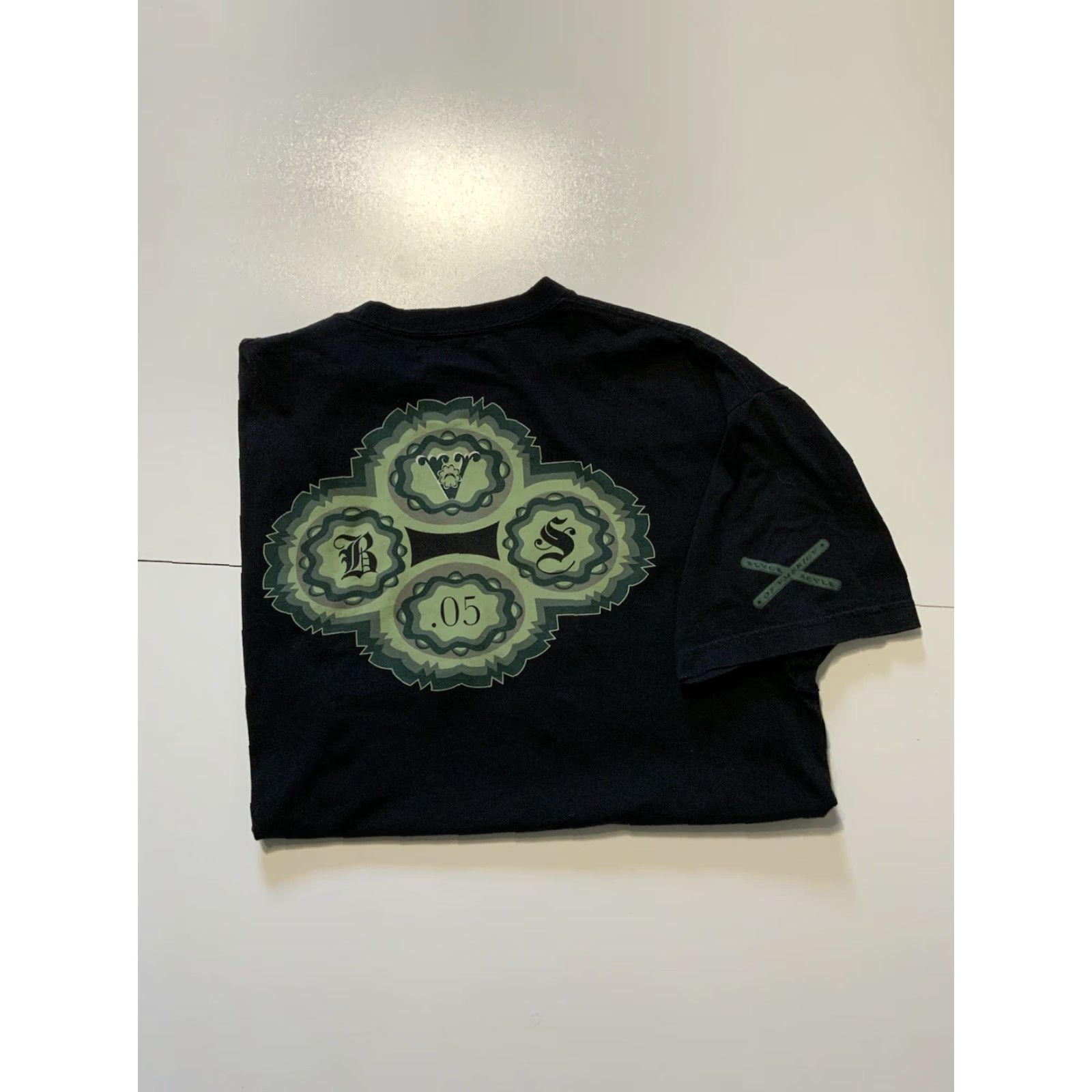Black Scale VINTAGE Black Scale Blvck Scvle Of Vmericv V Black/Green Graphic S/S Crewneck T-Shirt XL Size US XL / EU 56 / 4 - 2 Thumbnail