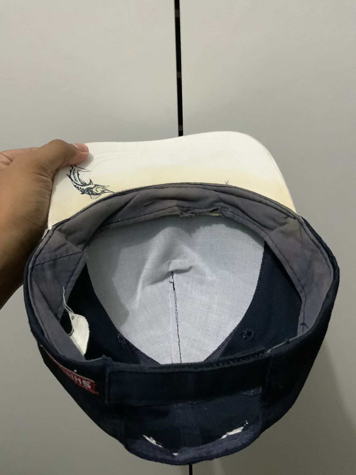 Japanese Brand Shimano Fishing Indigo Japan Hat Size ONE SIZE - 9 Thumbnail