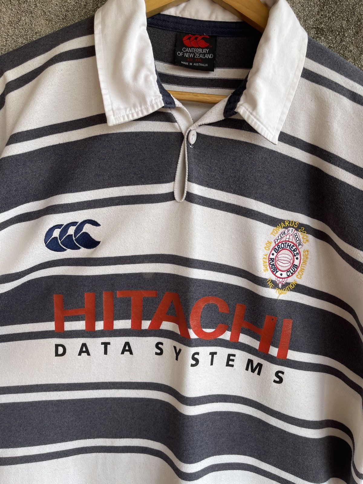 Canterbury of New Zealand CANTERBURY OF NEWZEALAND🔥HITACHI DATA SYSTEMS POLO RUGBY TEE Size US XXL / EU 58 / 5 - 7 Thumbnail