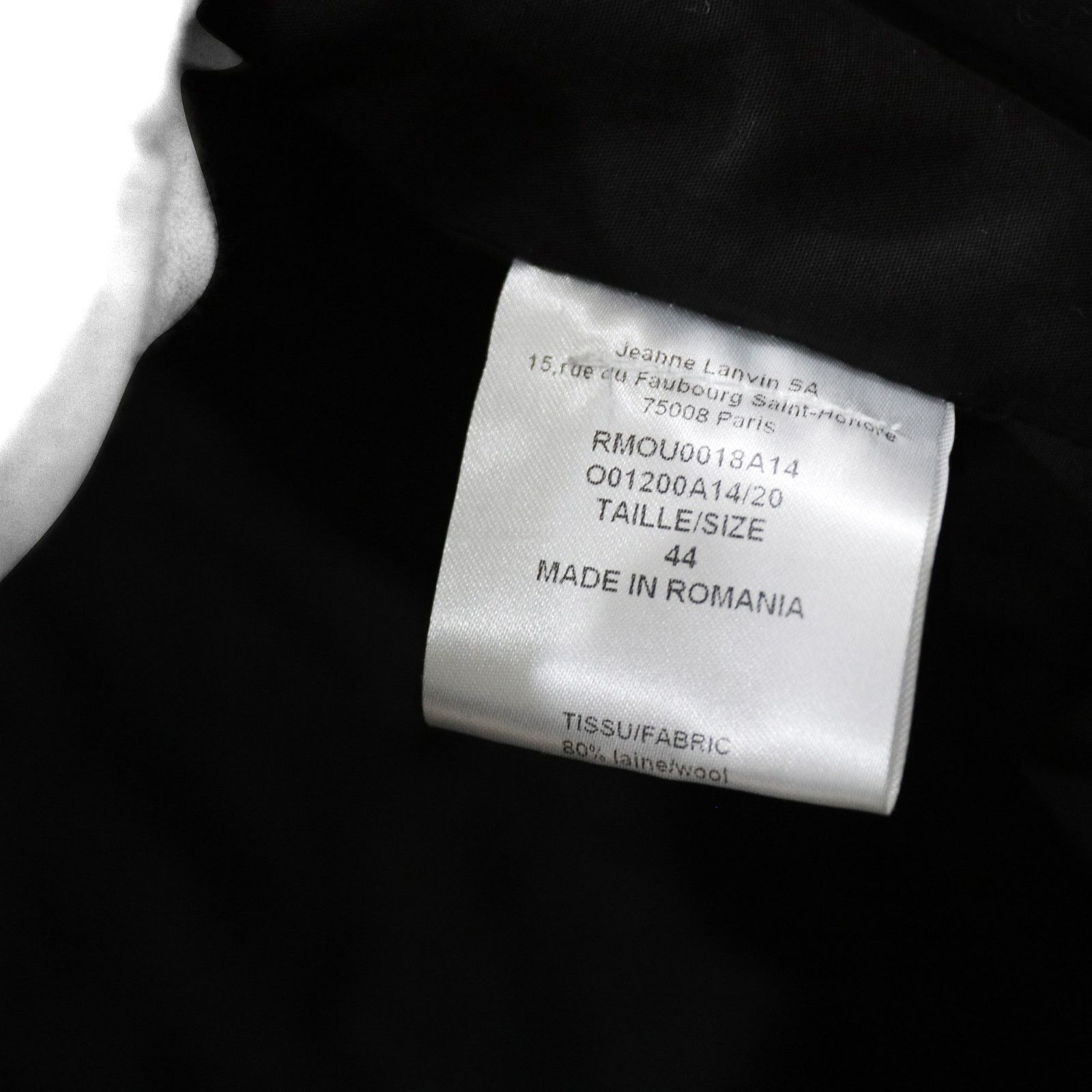 Lanvin 🔴 Lanvin Wool Overshirt Size US S / EU 44-46 / 1 - 7 Thumbnail