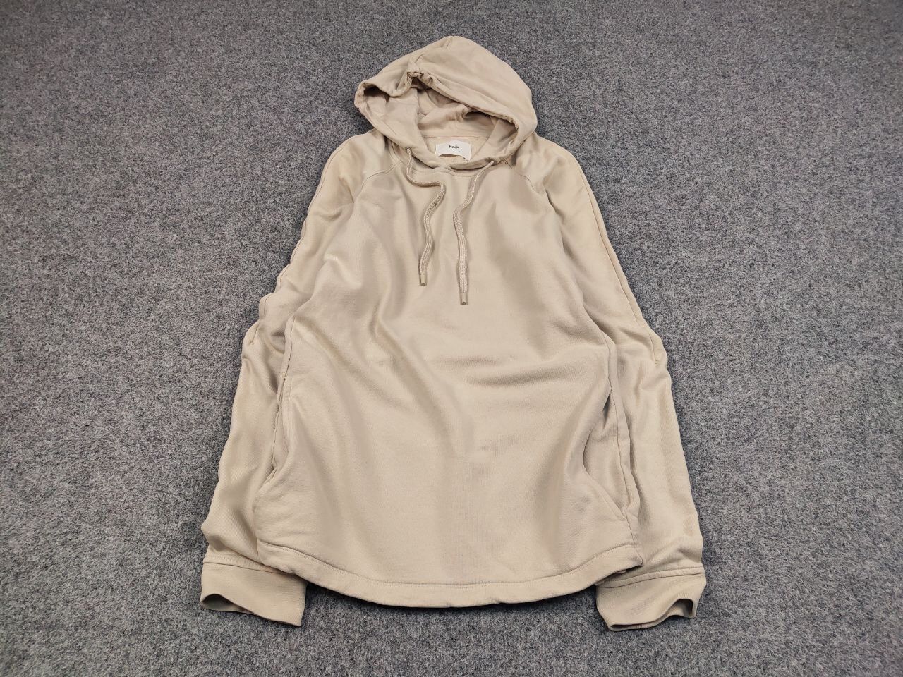Folk Folk Design Cotton Beige Light Hoodie Size US XL / EU 56 / 4 - 2 Thumbnail