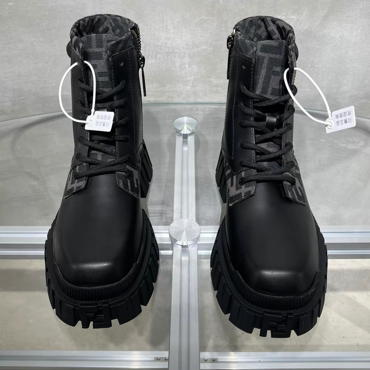Fendi FENDI FF Monogram Platform Black UK6.5/40.5 Boots Size US 7.5 / EU 40-41 - 1 Thumbnail
