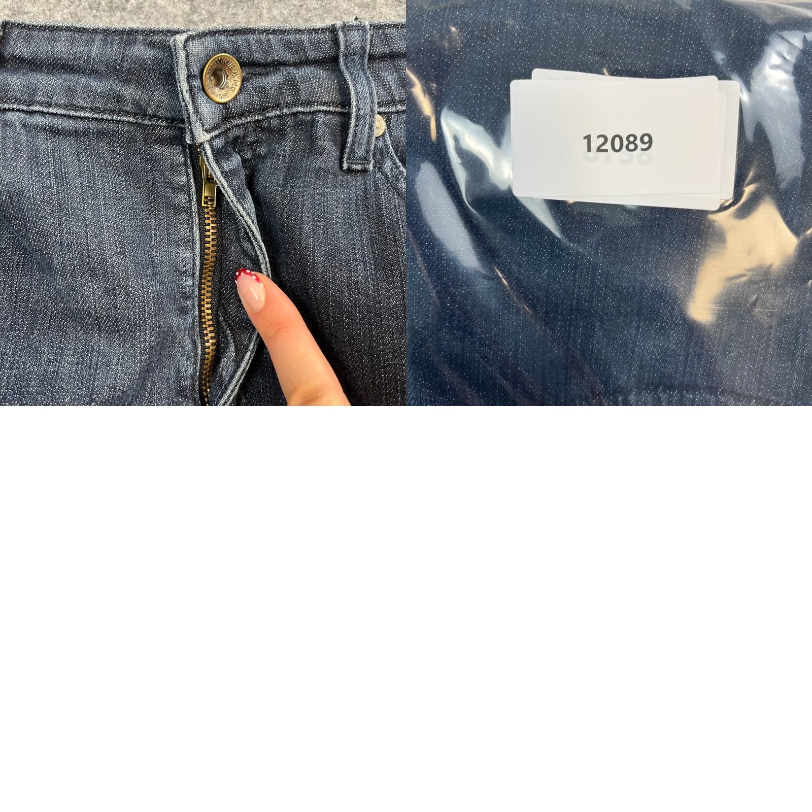 Armani Armani Jeans Bootcut Women 8 Dark Wash Blue Stretch Denim 5-Pocket Regular Slimming Modern Vintage: No Size 30" / US 8 / IT 44 - 9 Thumbnail