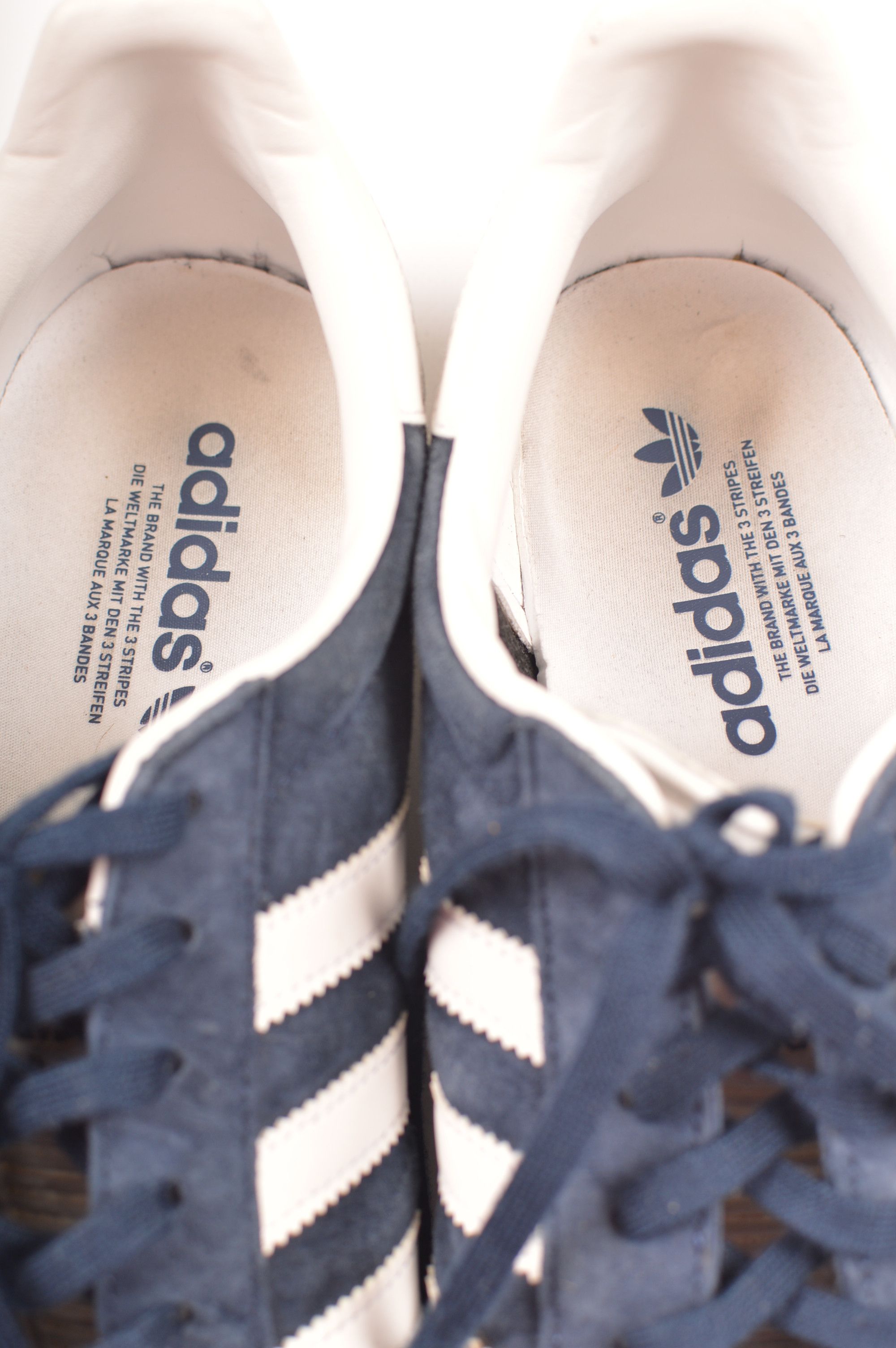 Adidas Adidas Gazelle Originals Navy Blue Suede Sneakers Size US 11 / EU 44 - 8 Thumbnail