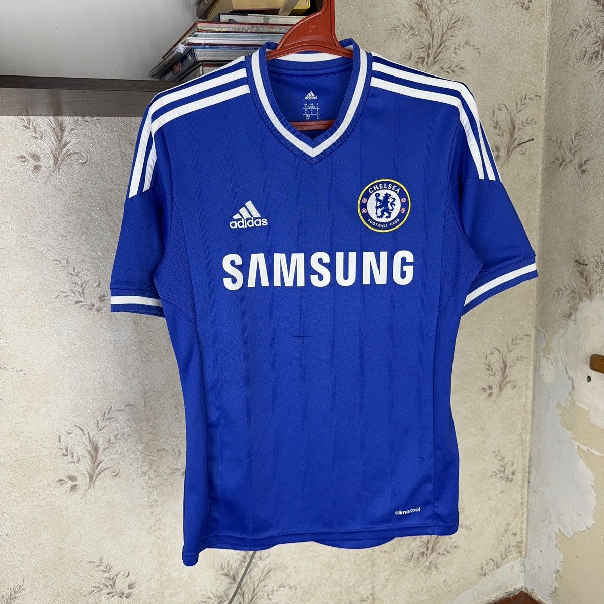 Adidas × Chelsea Soccer Adidas Chelsea Jersey 2013/2014 Home Kit Soccer Football Size US S / EU 44-46 / 1 - 3 Thumbnail