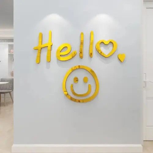 Designer Acrylic Wall Stickers Size ONE SIZE - 3 Thumbnail