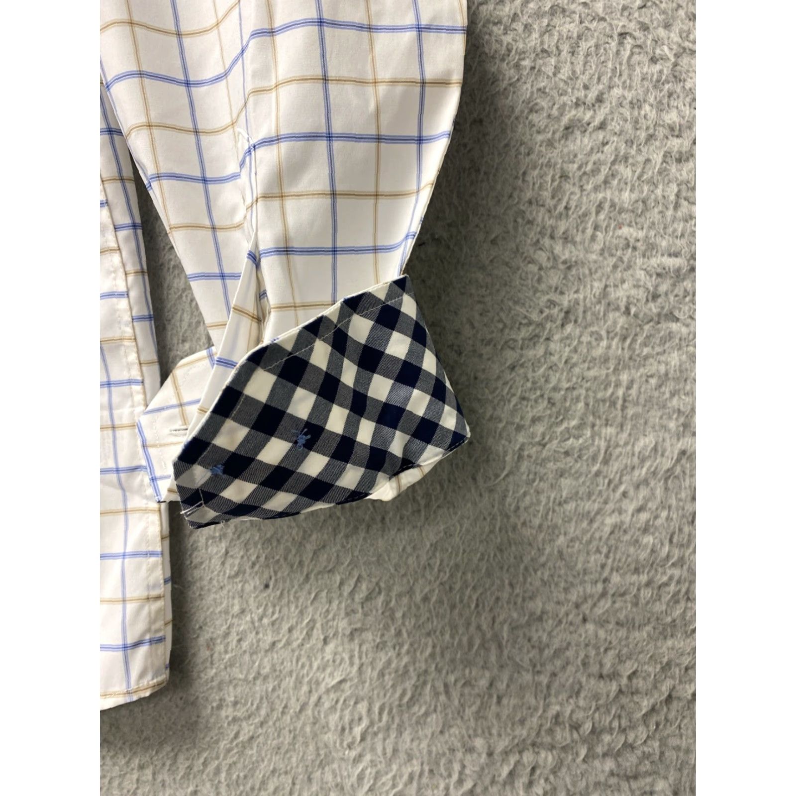 Johnston & Murphy Johnston Murphy Mens Performance Long Sleeve Button M Plaid Lightweight /60-51 Shirt Regular Mens Size US M / EU 48-50 / 2 - 3 Thumbnail