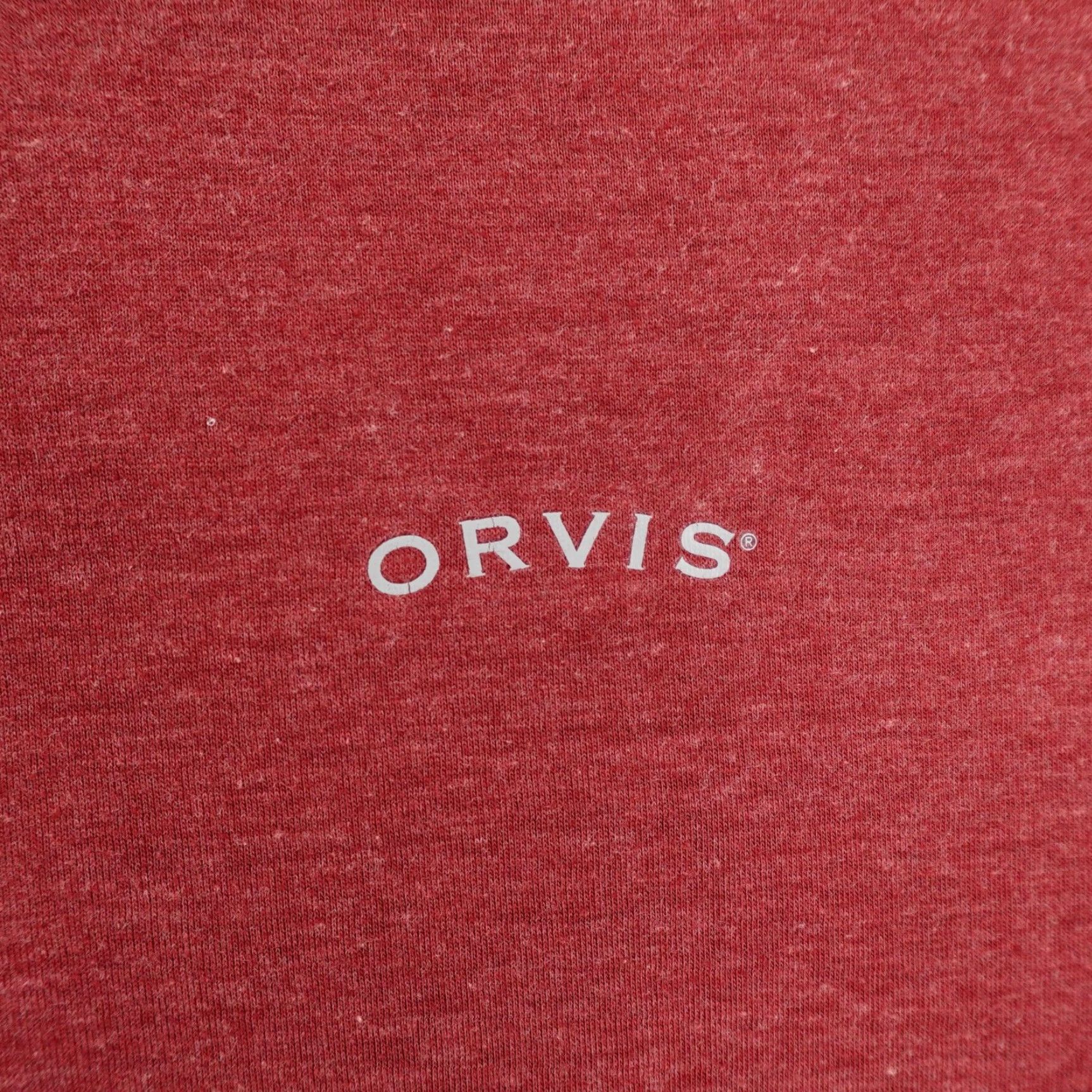 Orvis Orvis Shirt Mens XL Red Classic Collection 1/4 Zip Pullover Hiking Fishing Flex Size US XL / EU 56 / 4 - 3 Thumbnail