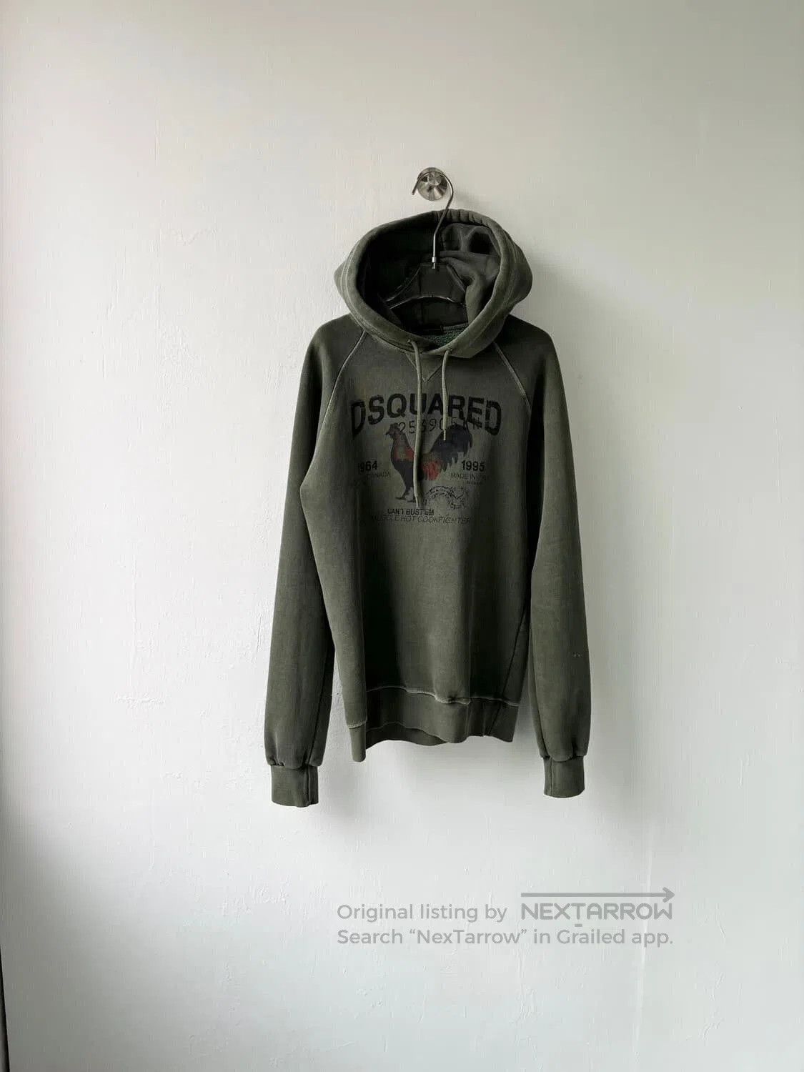 Dsquared2 DSquared Vintage Graffiti Hoodie. Size US M / EU 48-50 / 2 - 6 Thumbnail