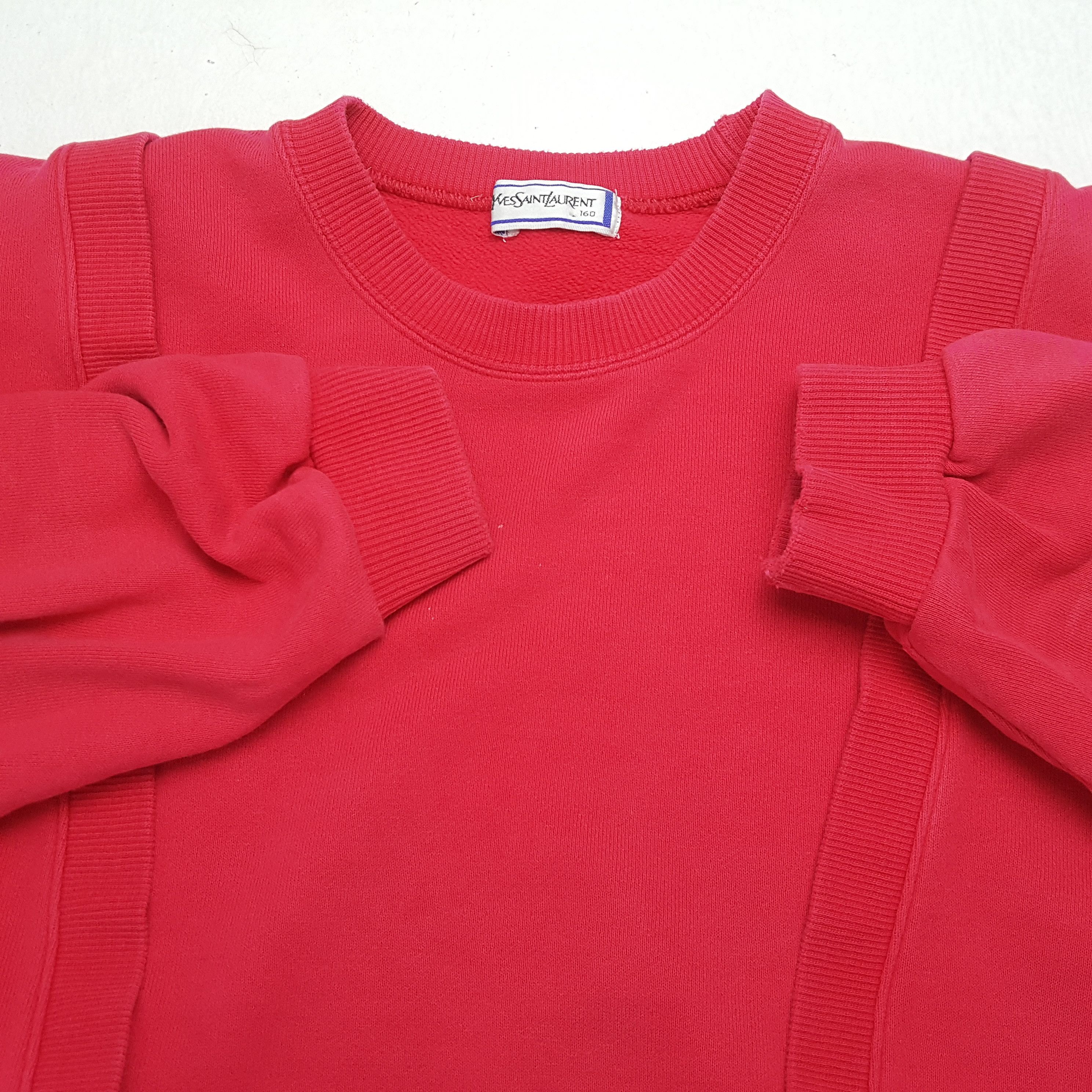 Vintage × Yves Saint Laurent Vintage YVES SAINT LAURENT Italian Brand Sweatshirts Size L / US 10 / IT 46 - 10 Thumbnail