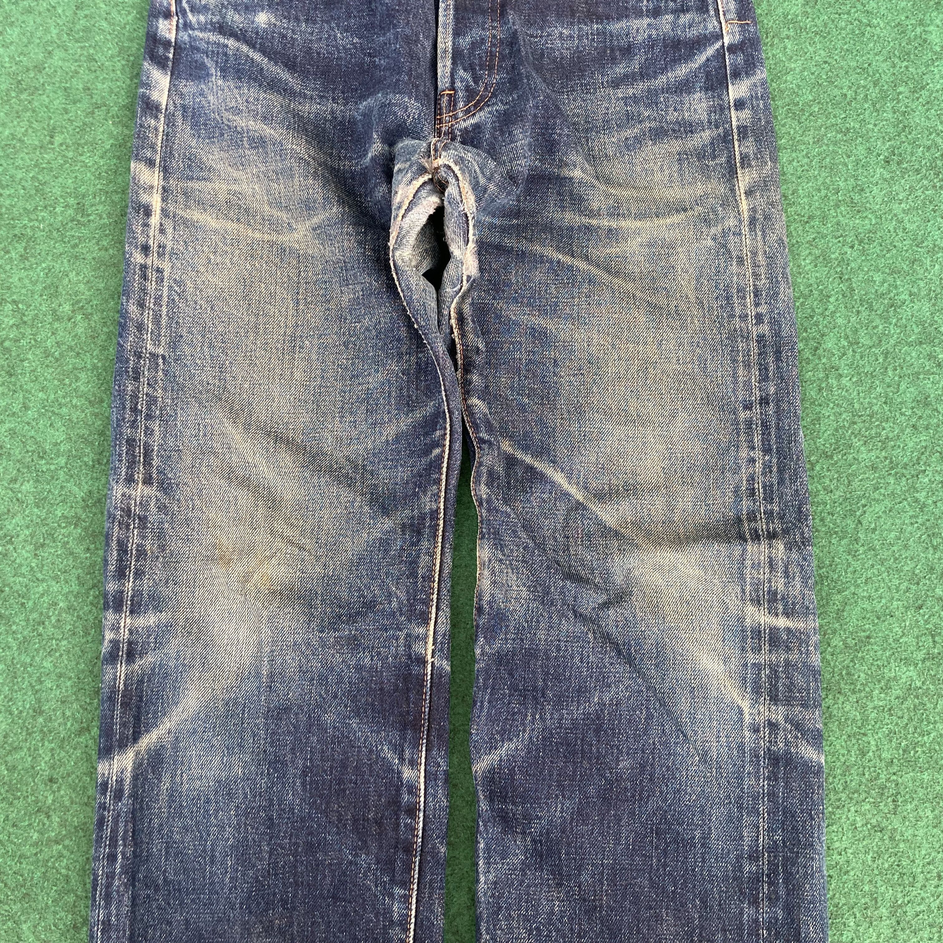 Denime 29x30.5 Vintage Denime Selvedge Honeycombs Osaka Denim Jeans Size US 29 - 7 Thumbnail