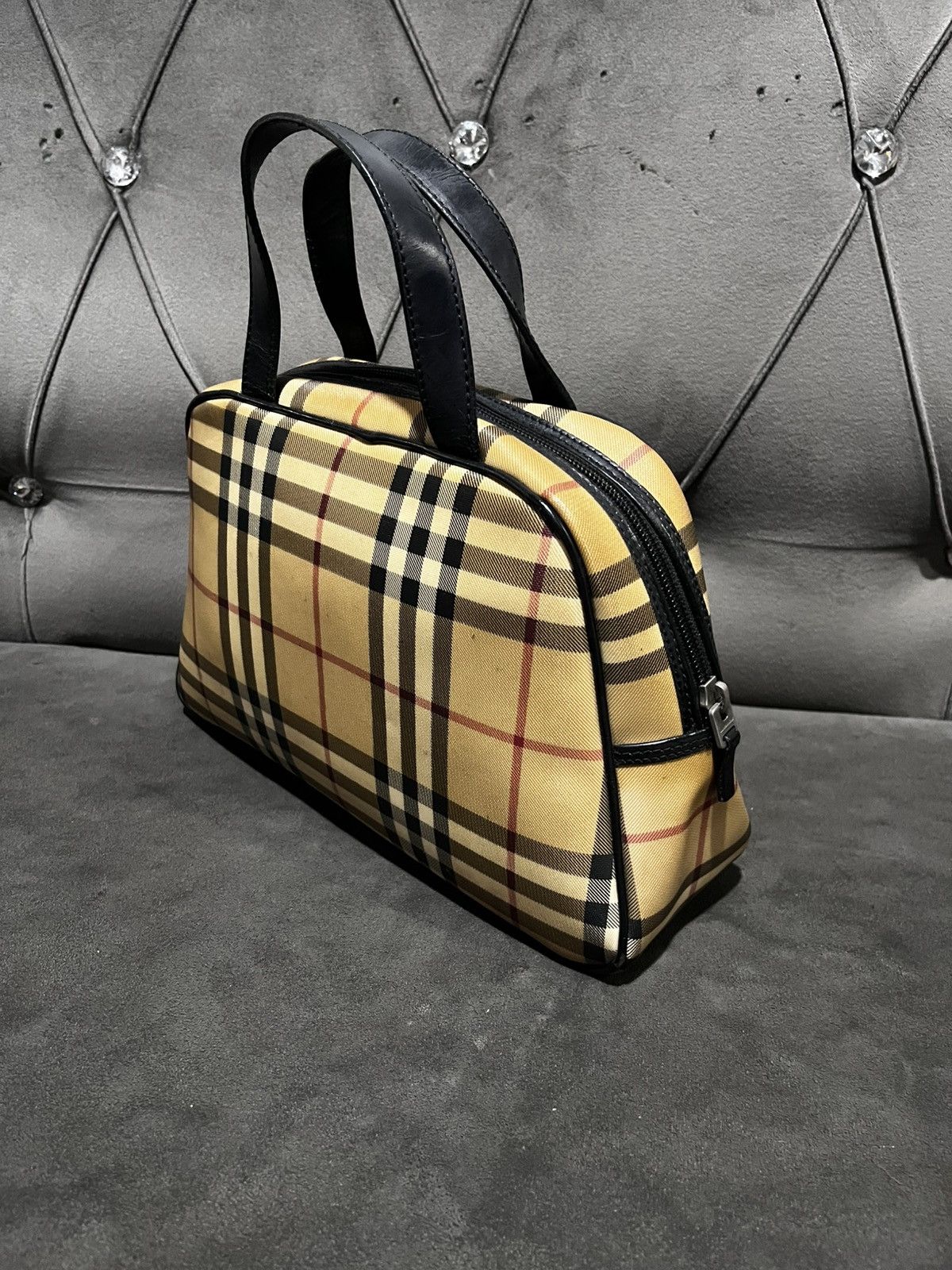 Burberry Authentic Burberry Nova Check Dome Handbag Size ONE SIZE - 3 Thumbnail
